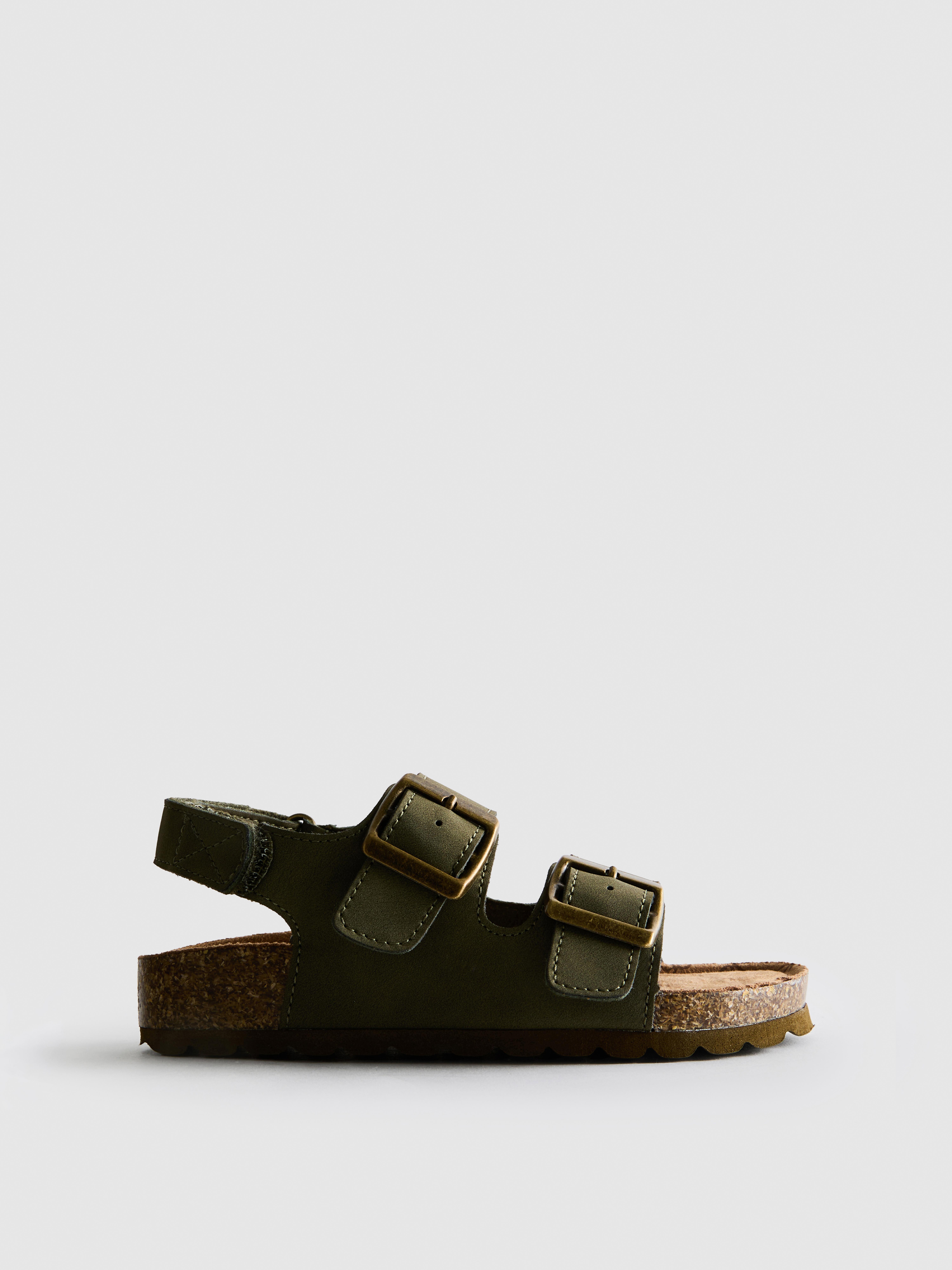 Double Buckle Strap Sandals