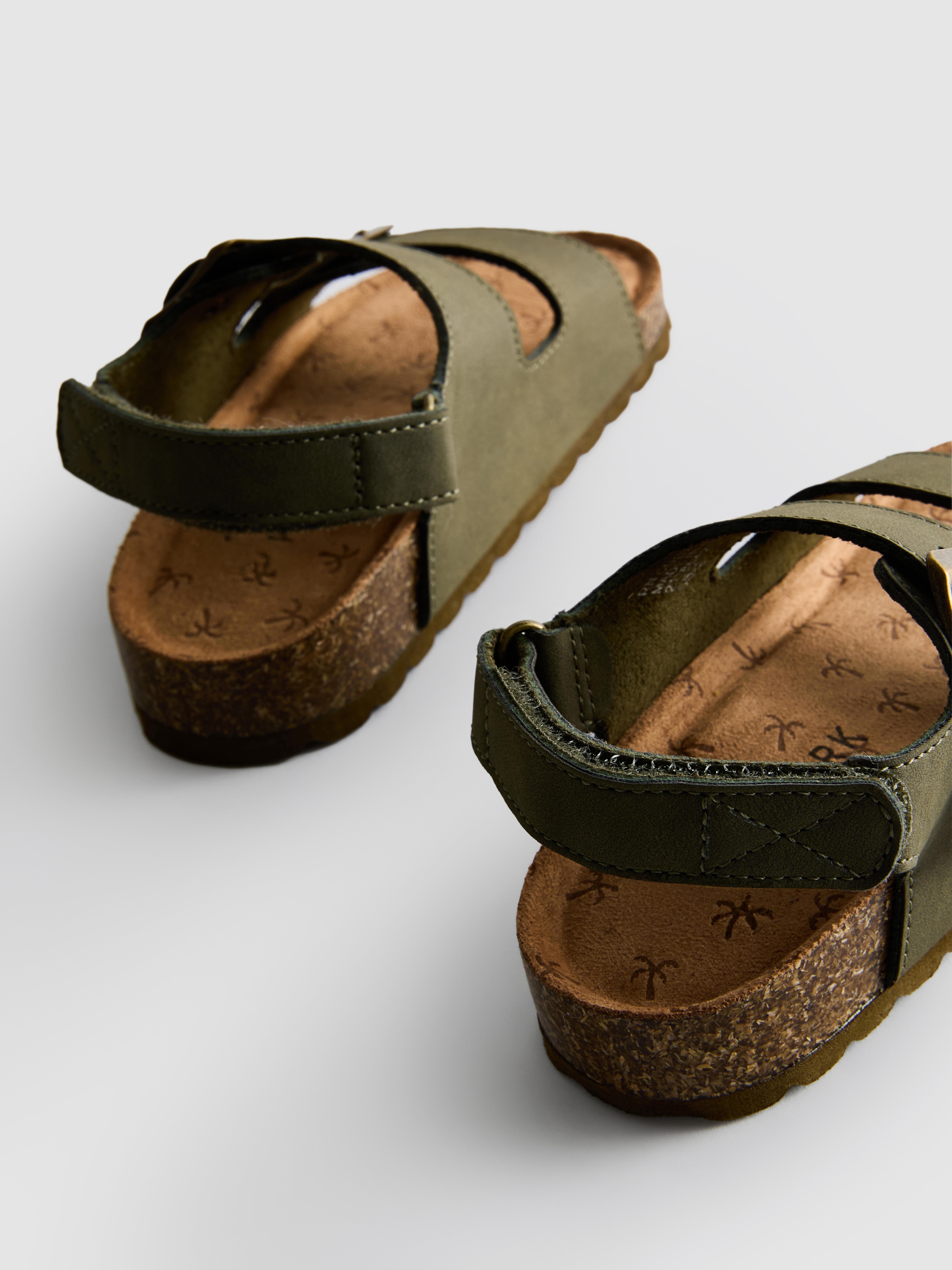 Double Buckle Strap Sandals