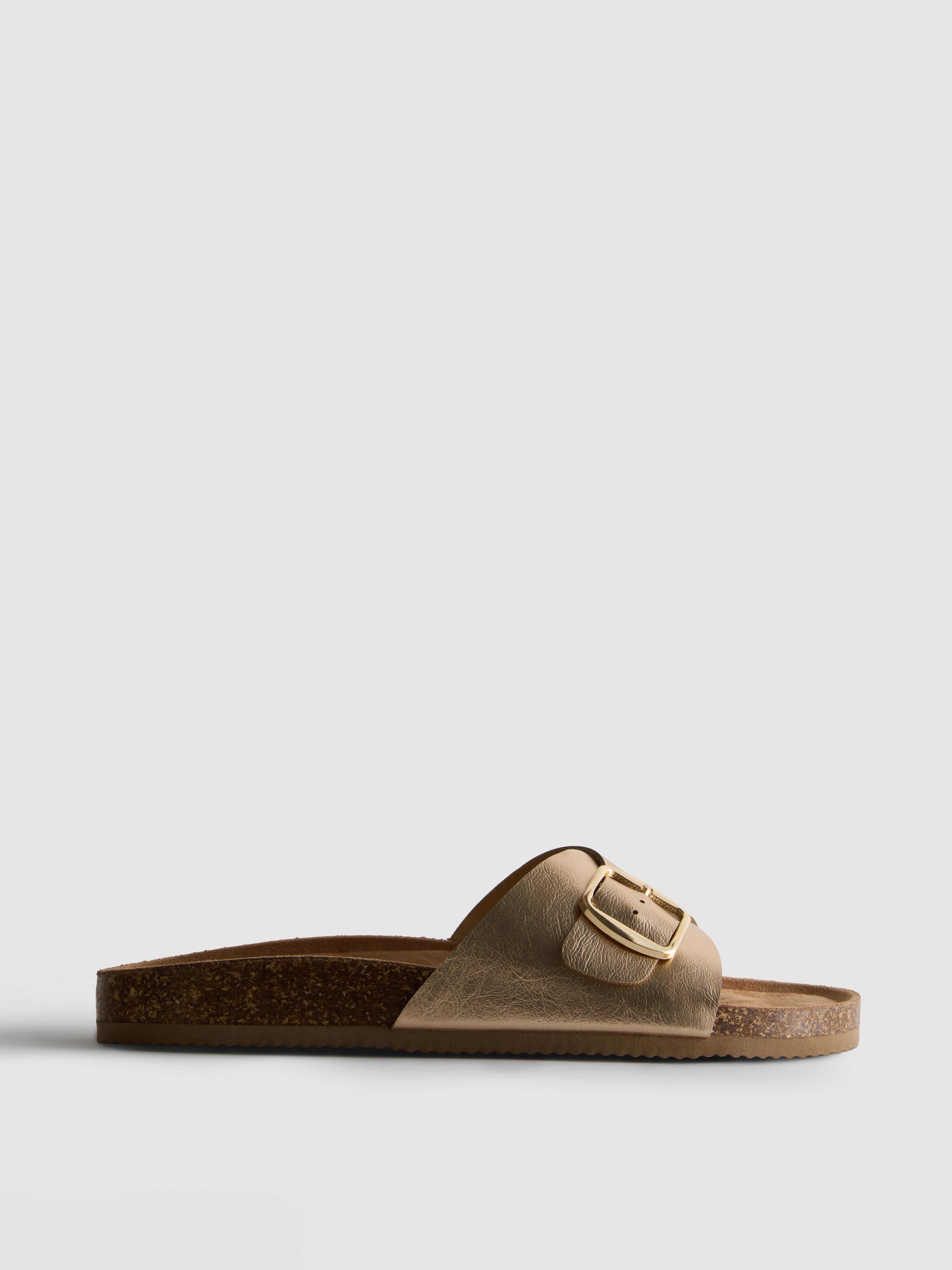 Sandali sabot con cinturino e fibbia