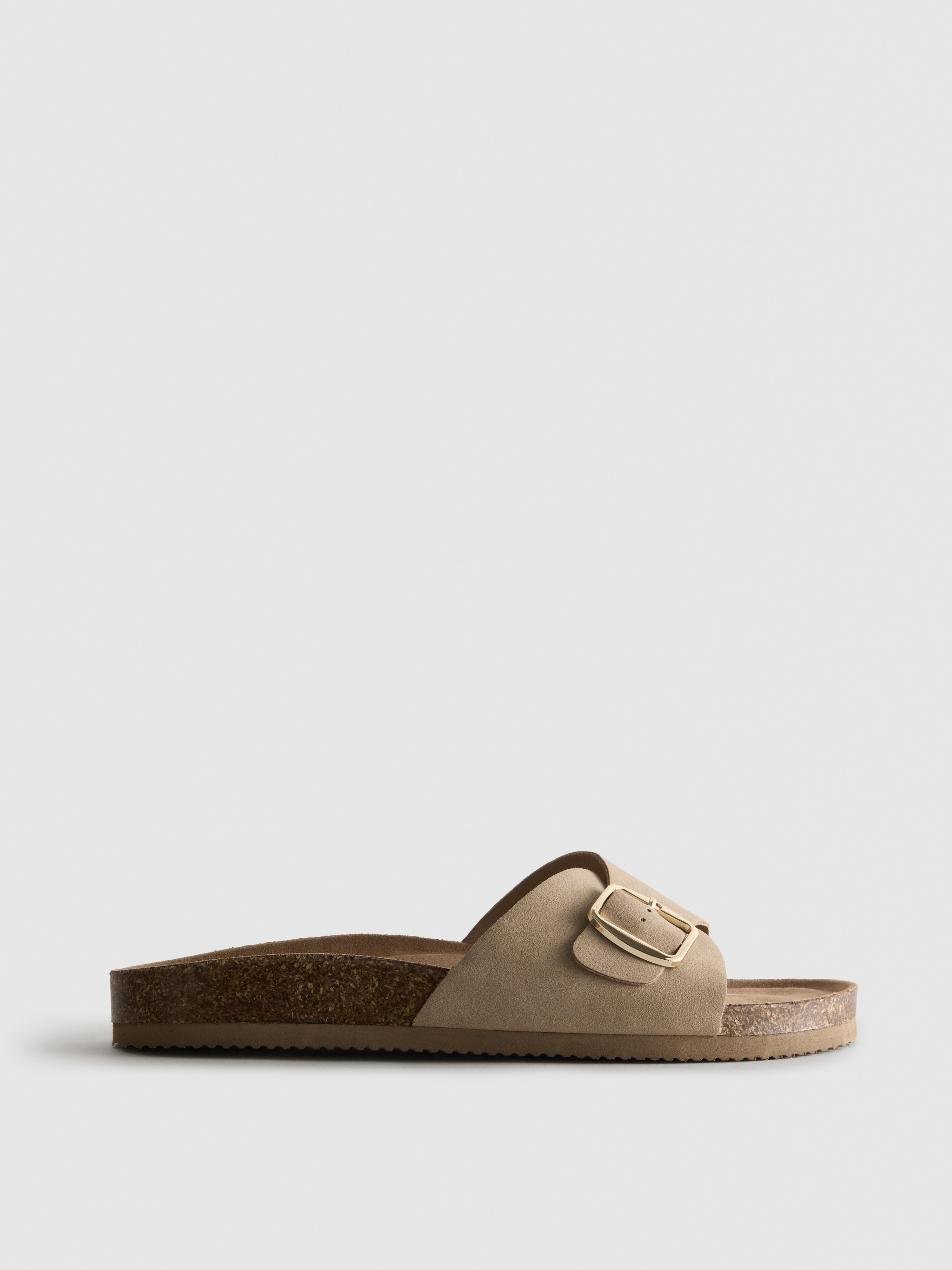 Sandali sabot con cinturino e fibbia