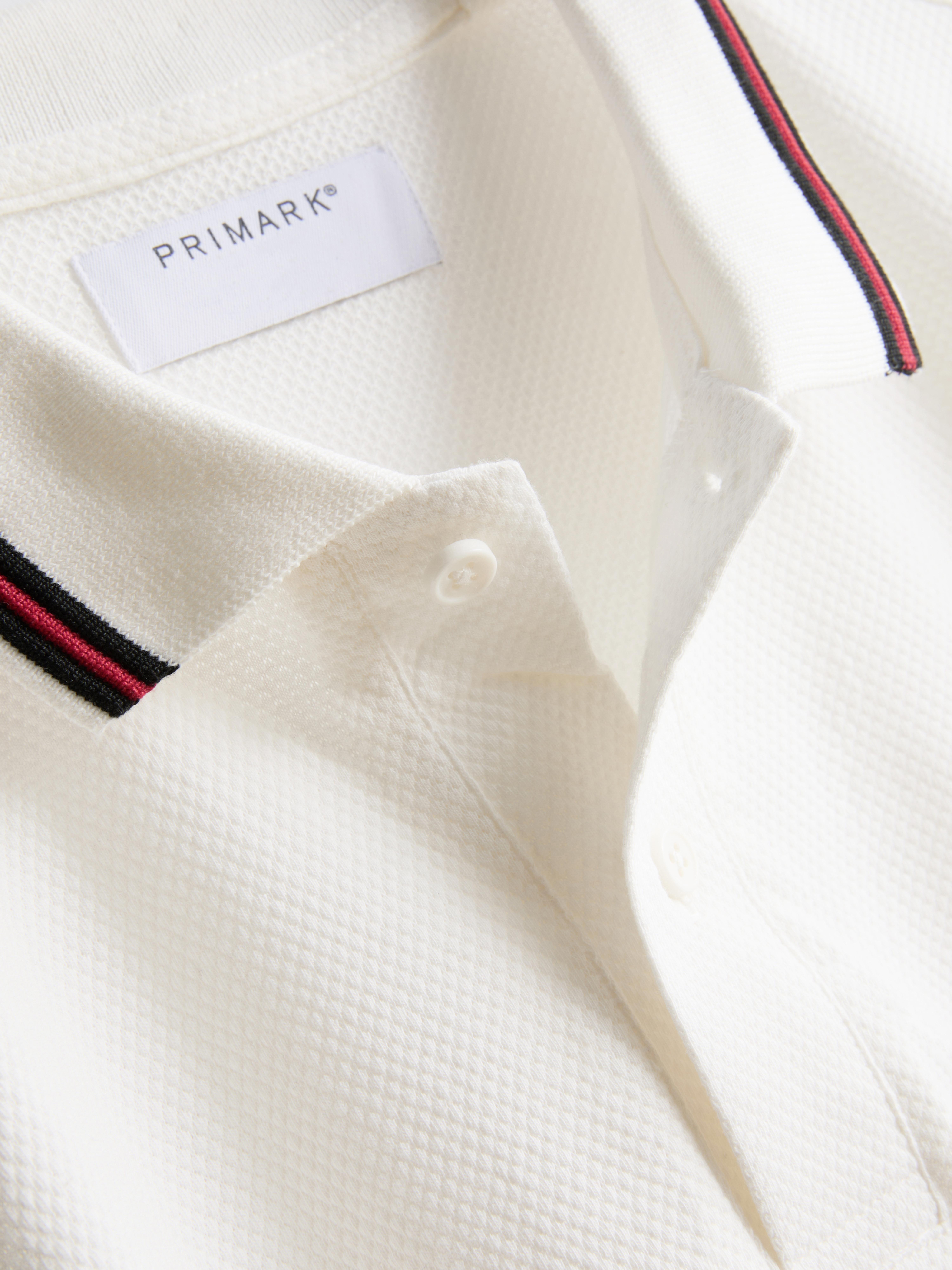 Honeycomb Texture Polo Shirt