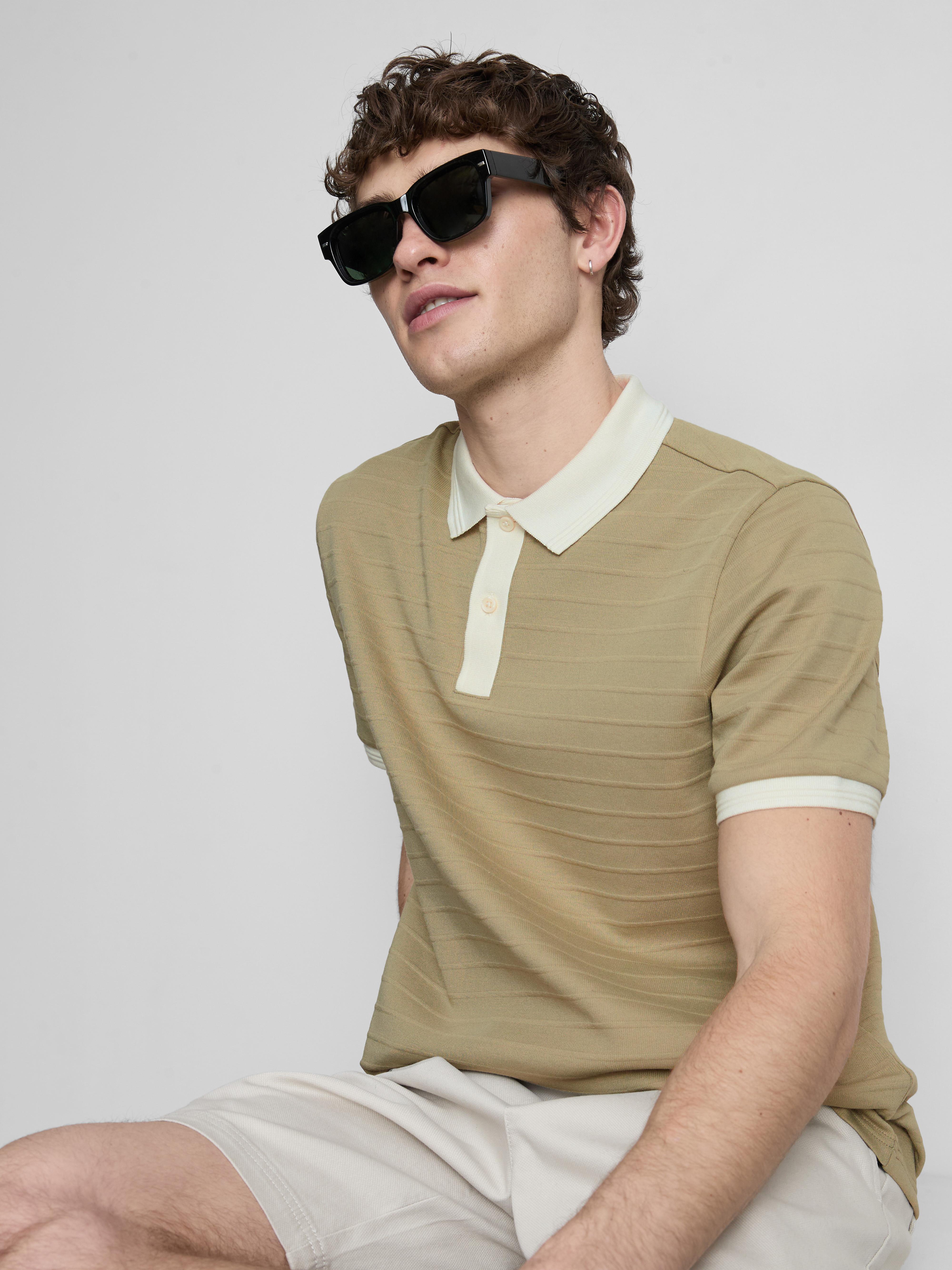Ottoman Textured Polo Shirt