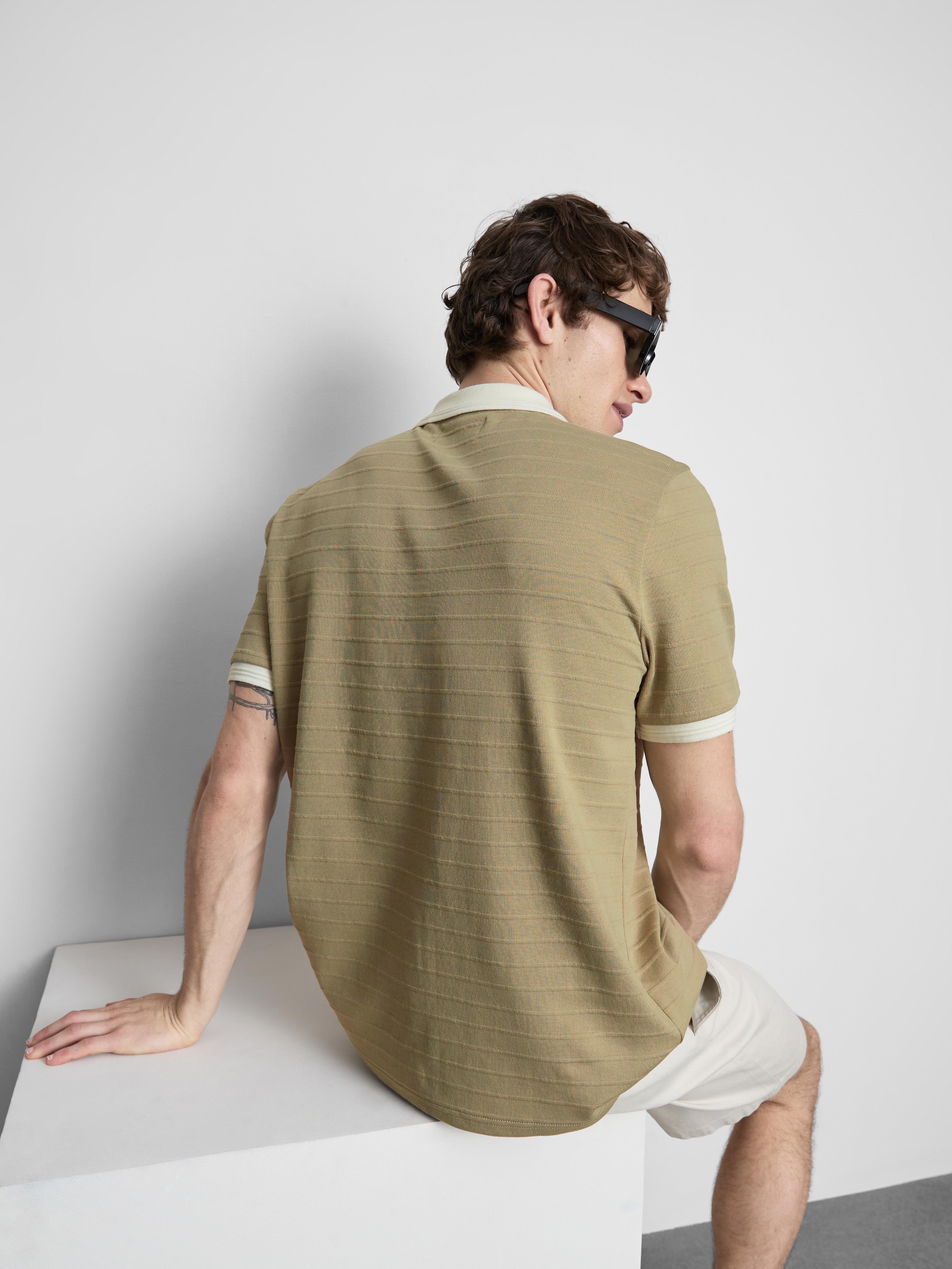 Ottoman Textured Polo Shirt