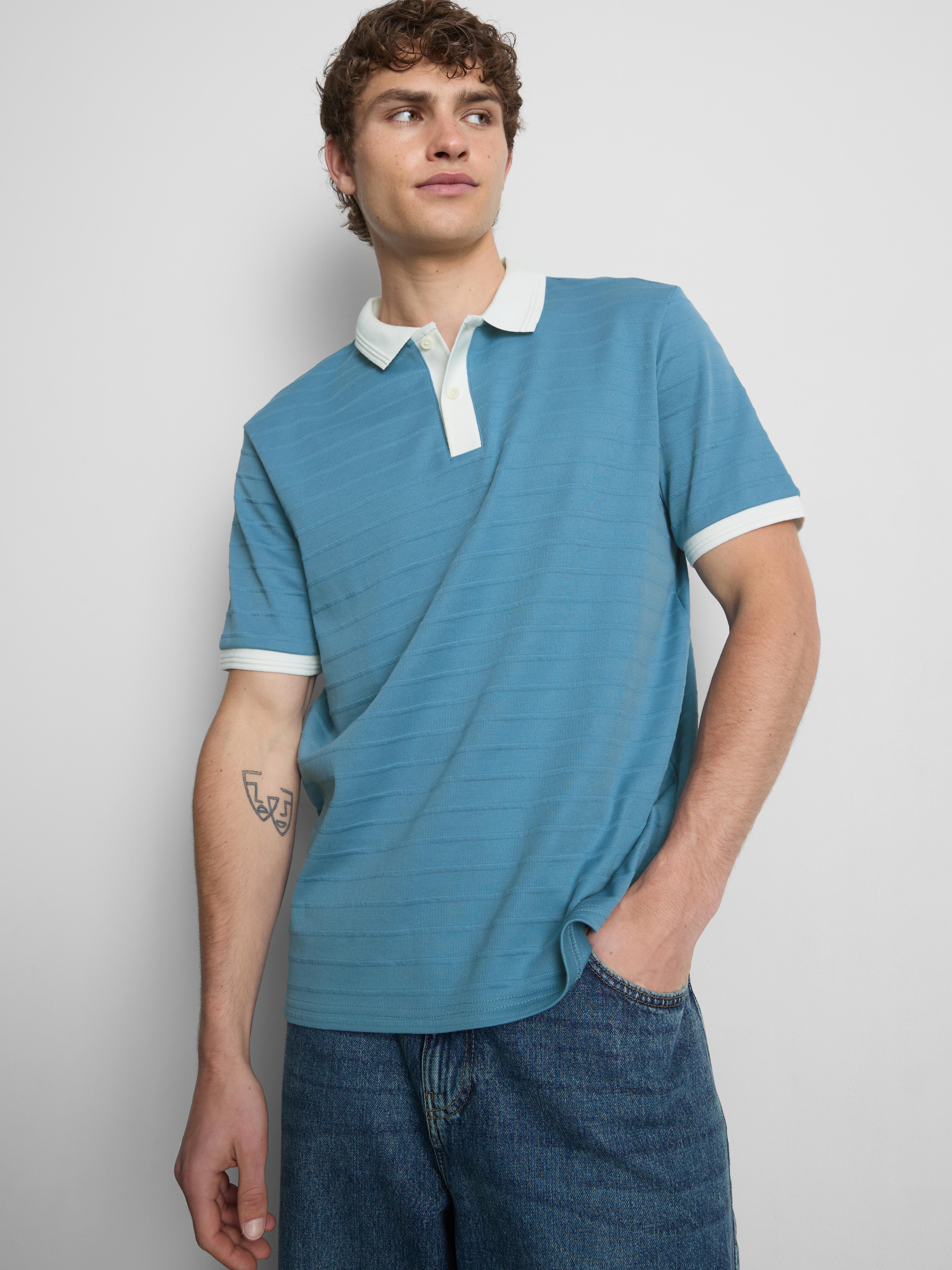 Ottoman Textured Polo Shirt