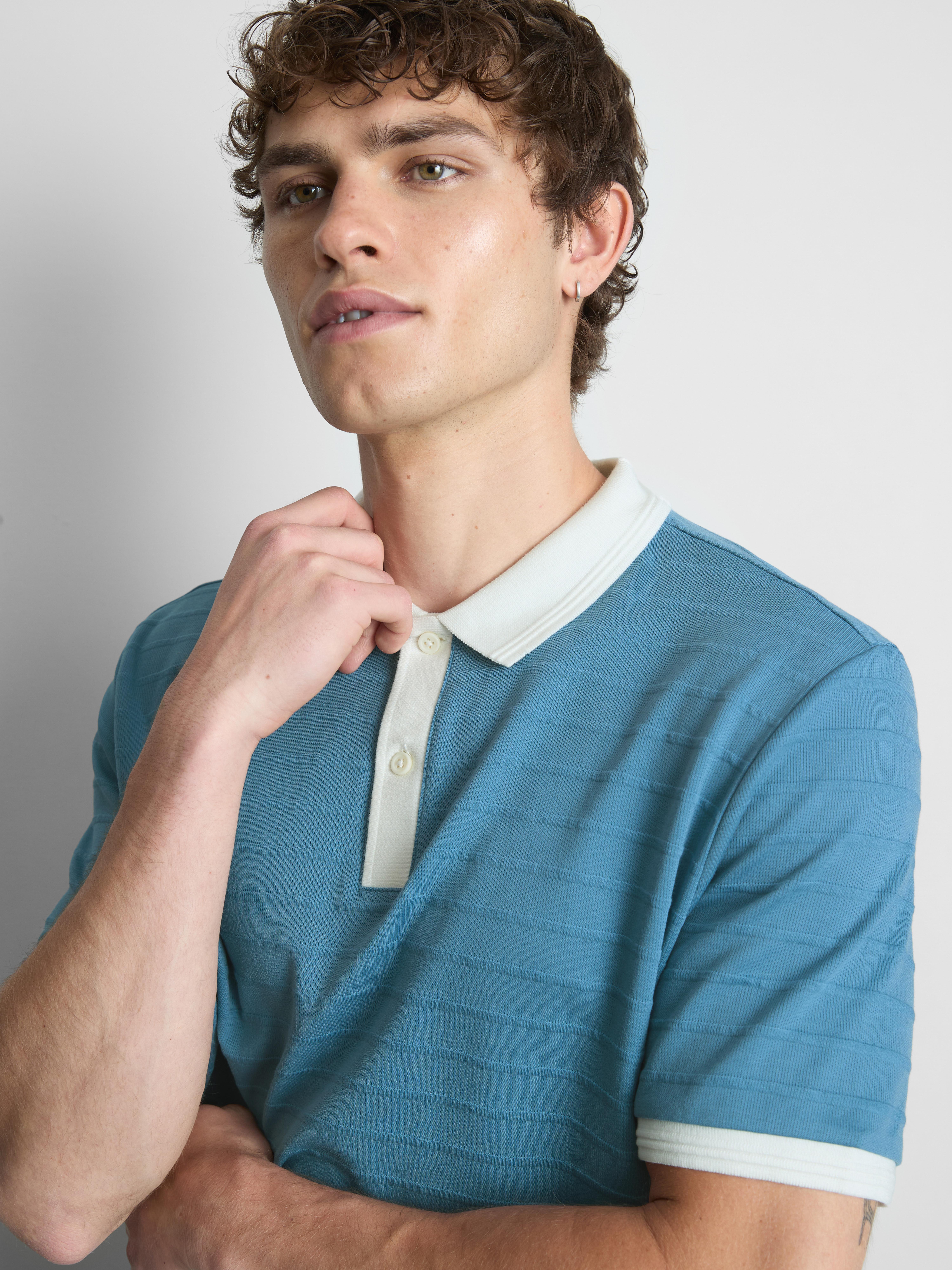 Ottoman Textured Polo Shirt