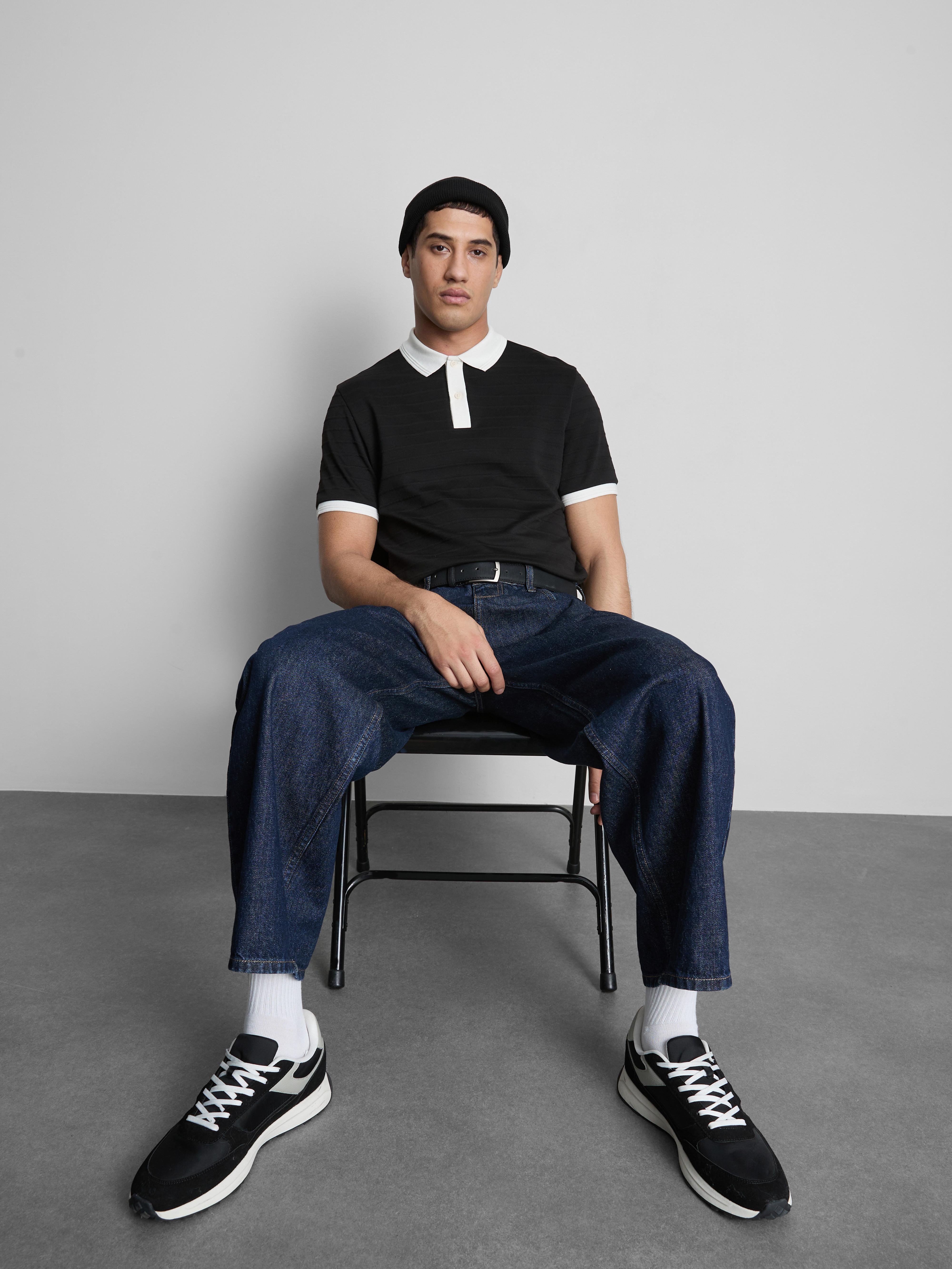 Ottoman Textured Polo Shirt