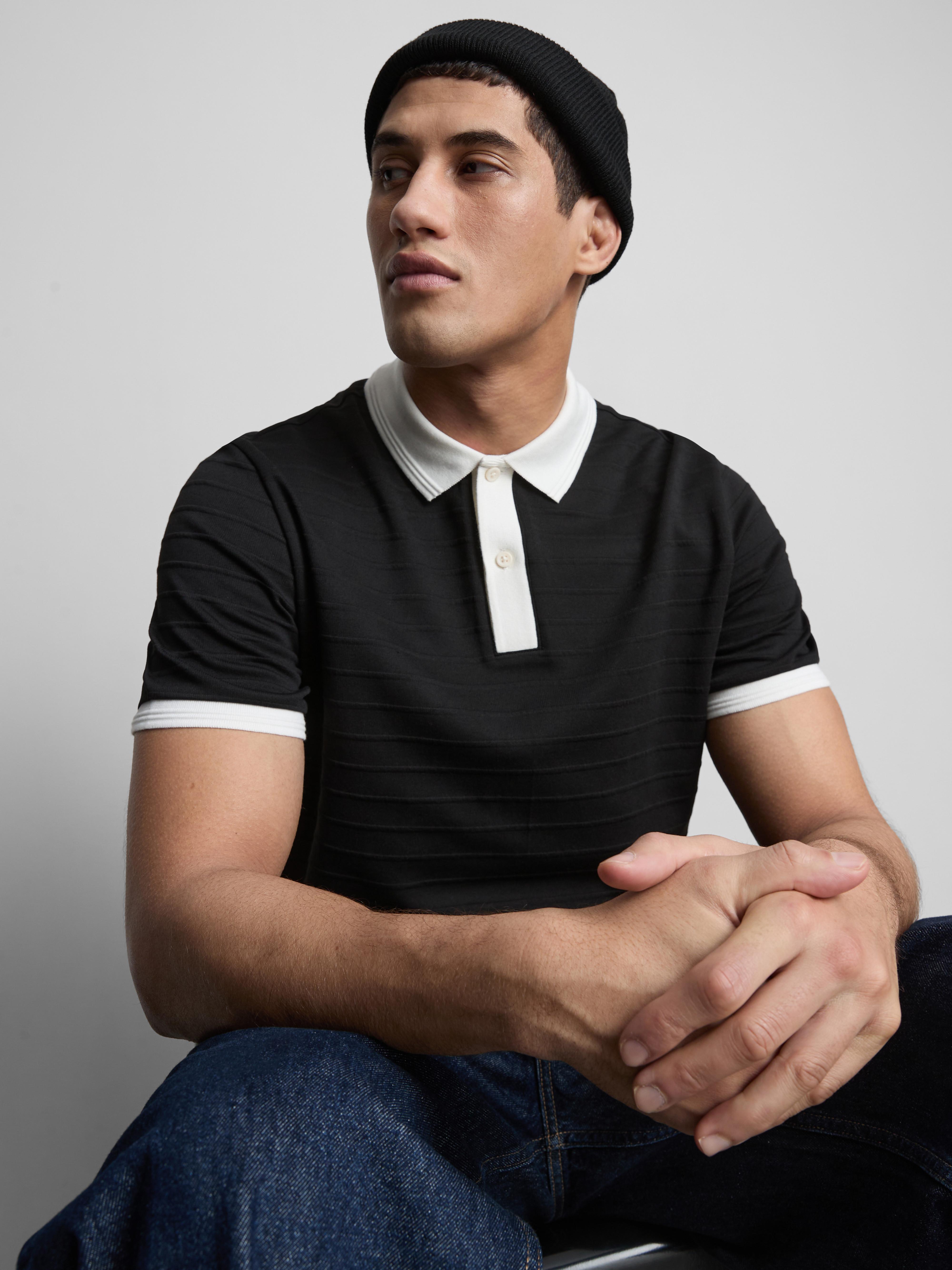 Ottoman Textured Polo Shirt