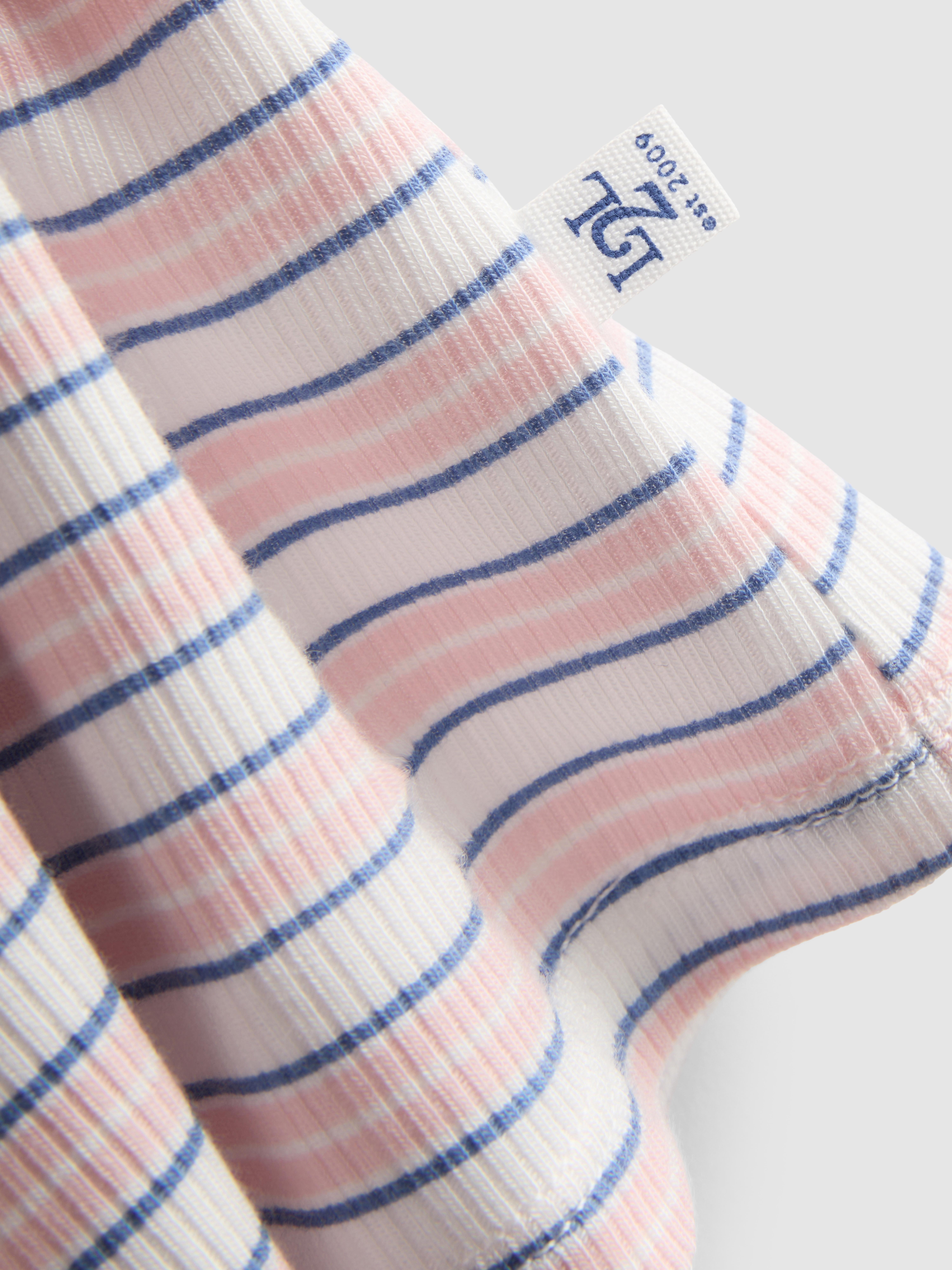 Striped Ribbed Pajama Cami Top