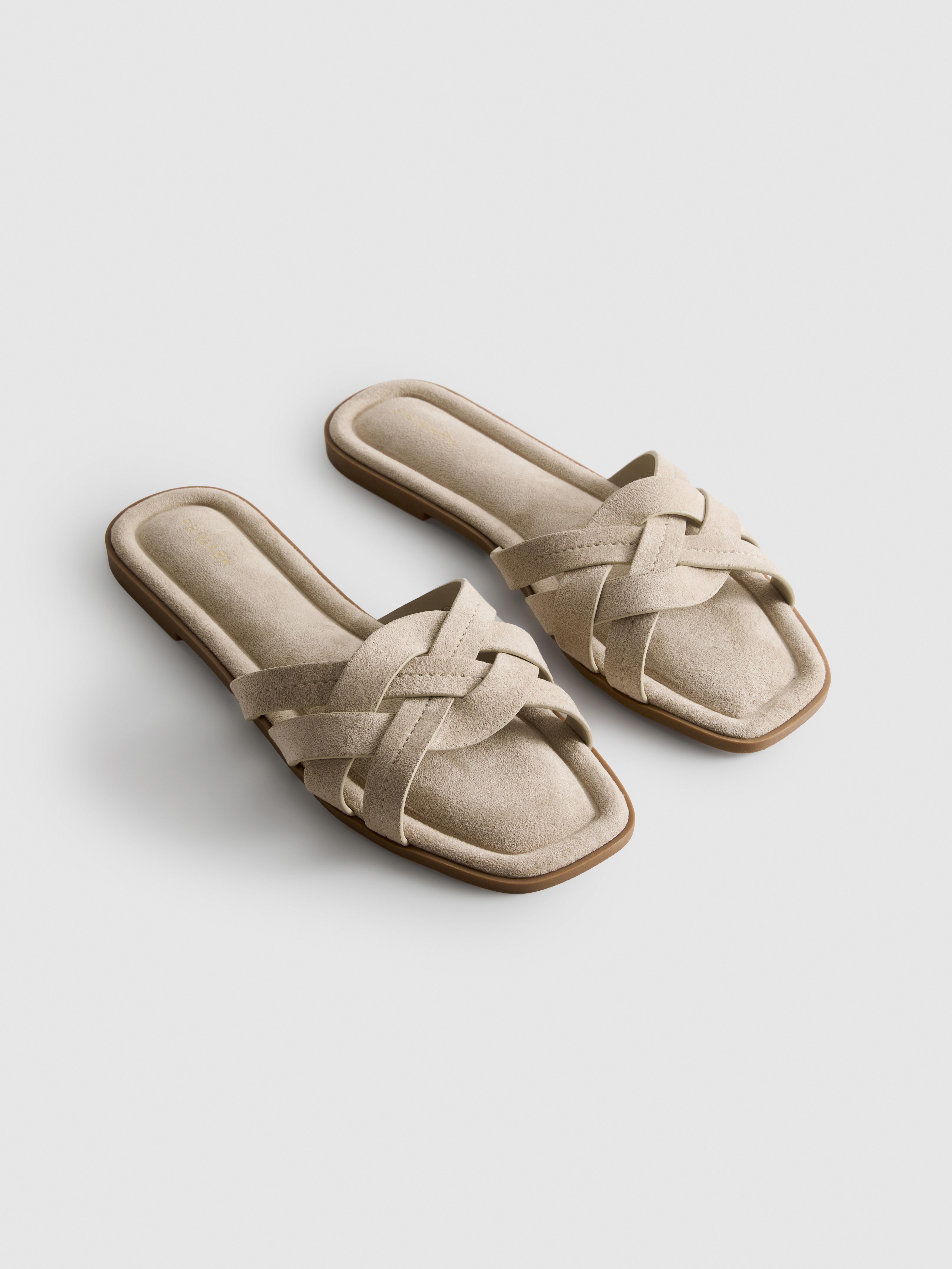 Weave Strap Mules