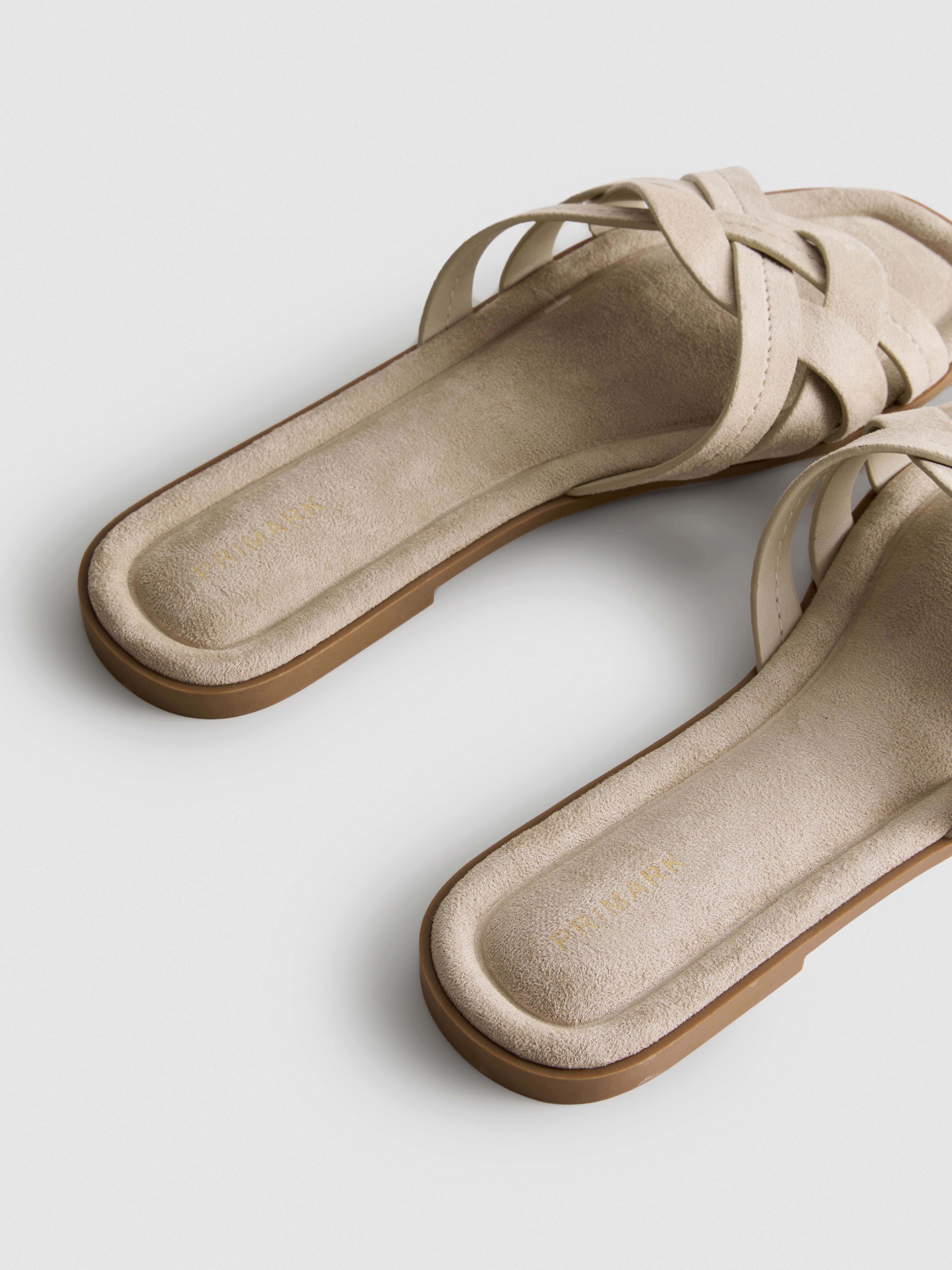 Weave Strap Mules