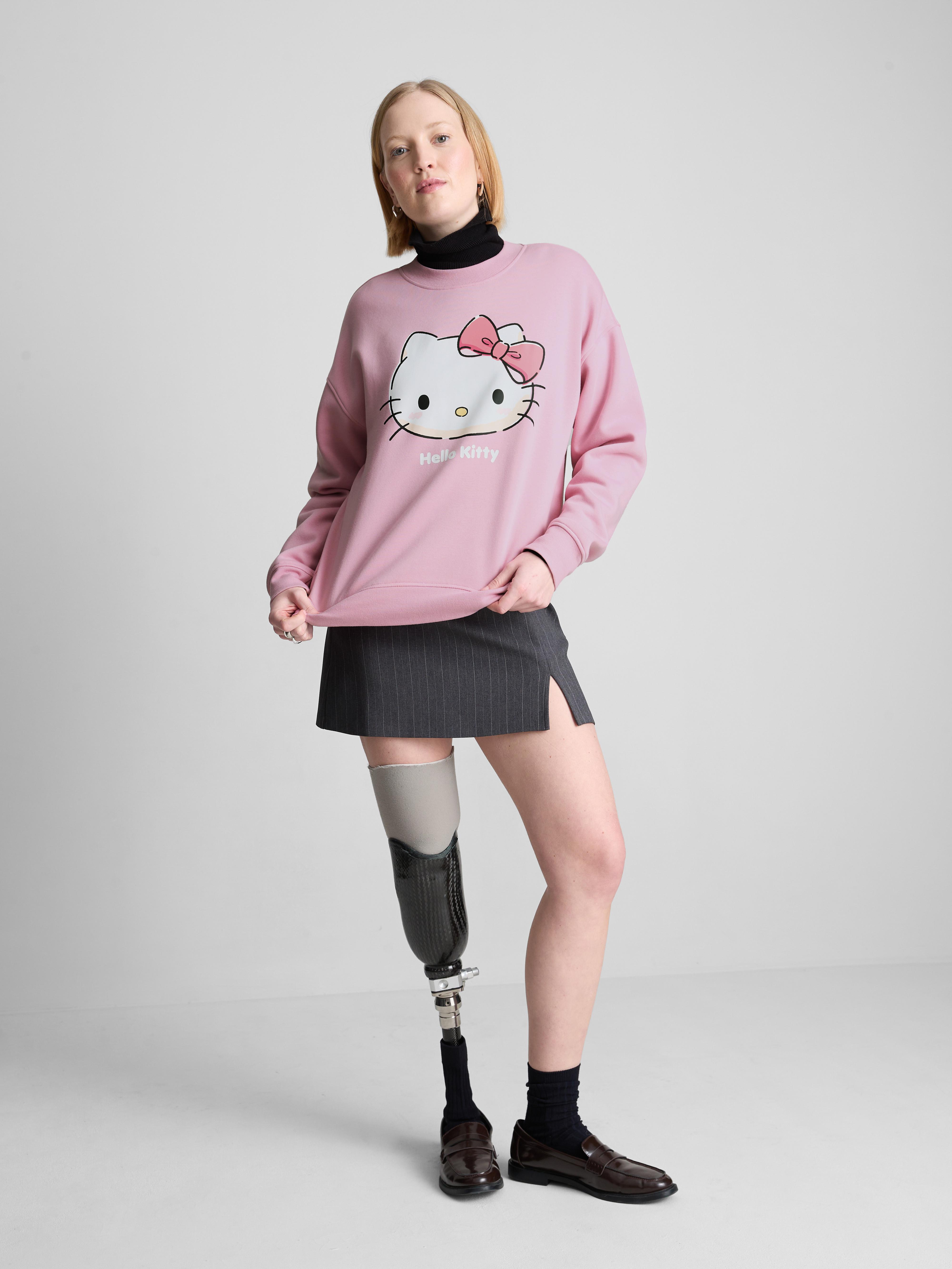 Sudadera en mezcla de algodón de Hello Kitty