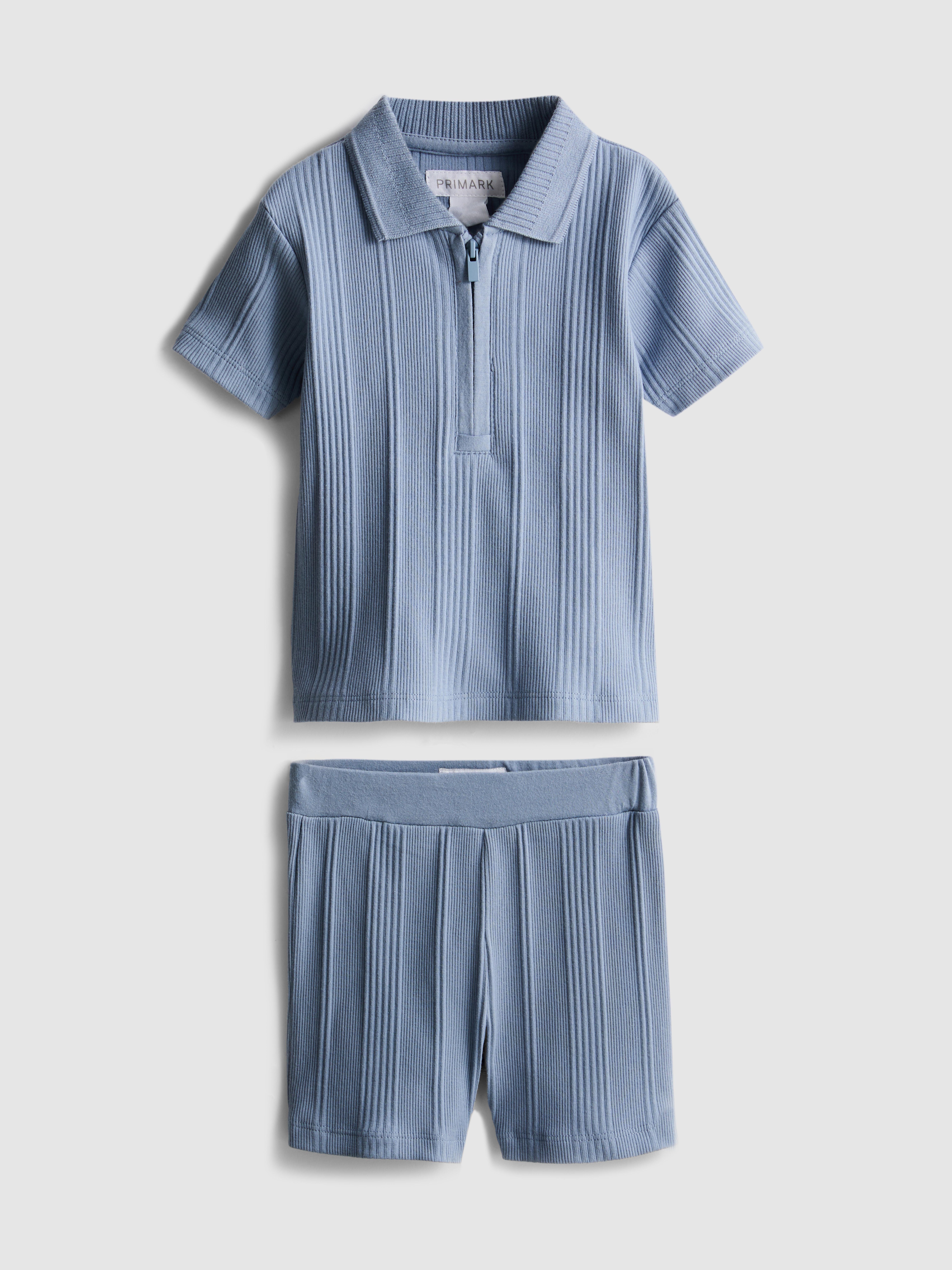 0-36 meses | Conjunto polo/calções malha