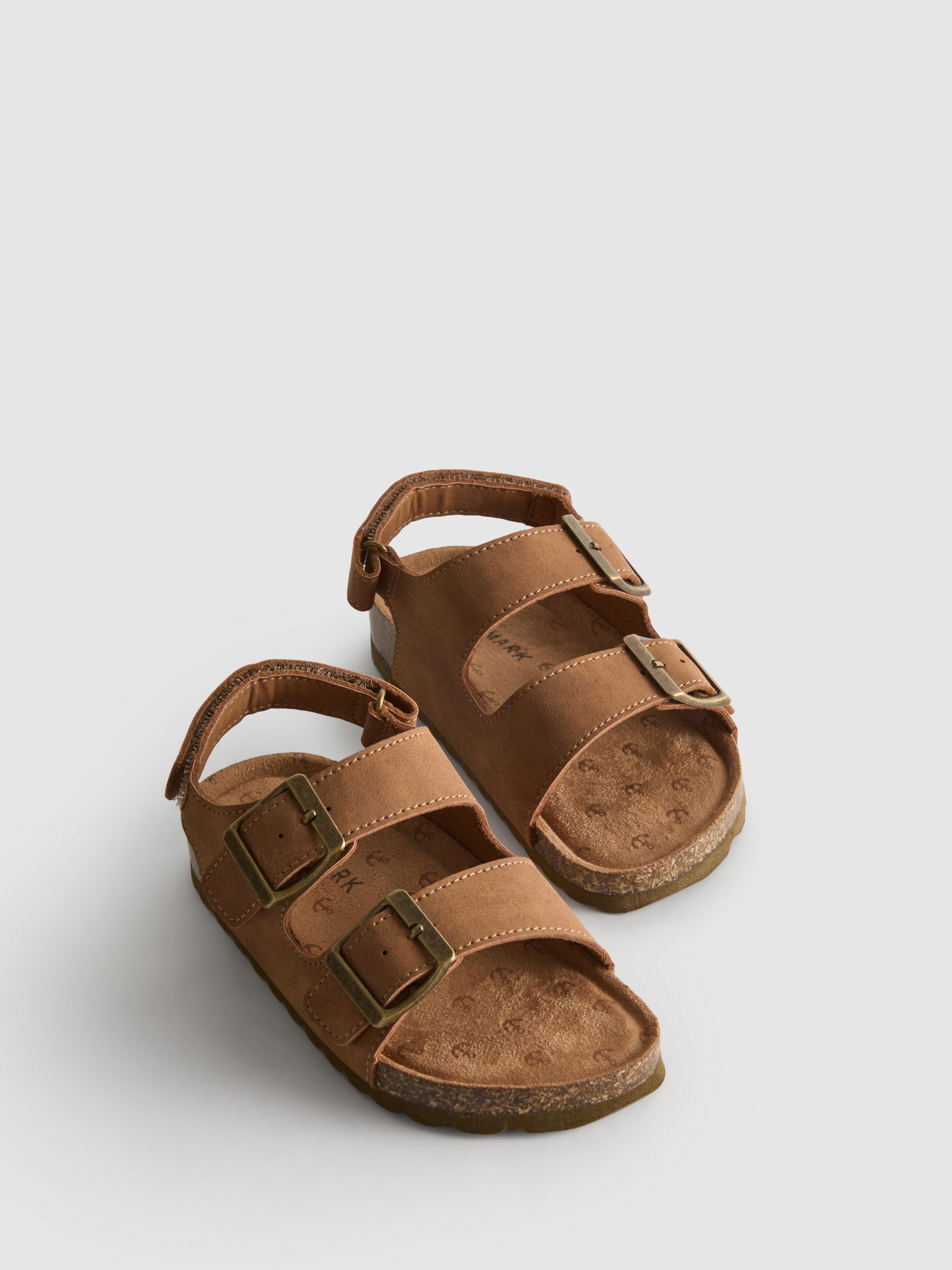 Double Buckle Strap Sandals