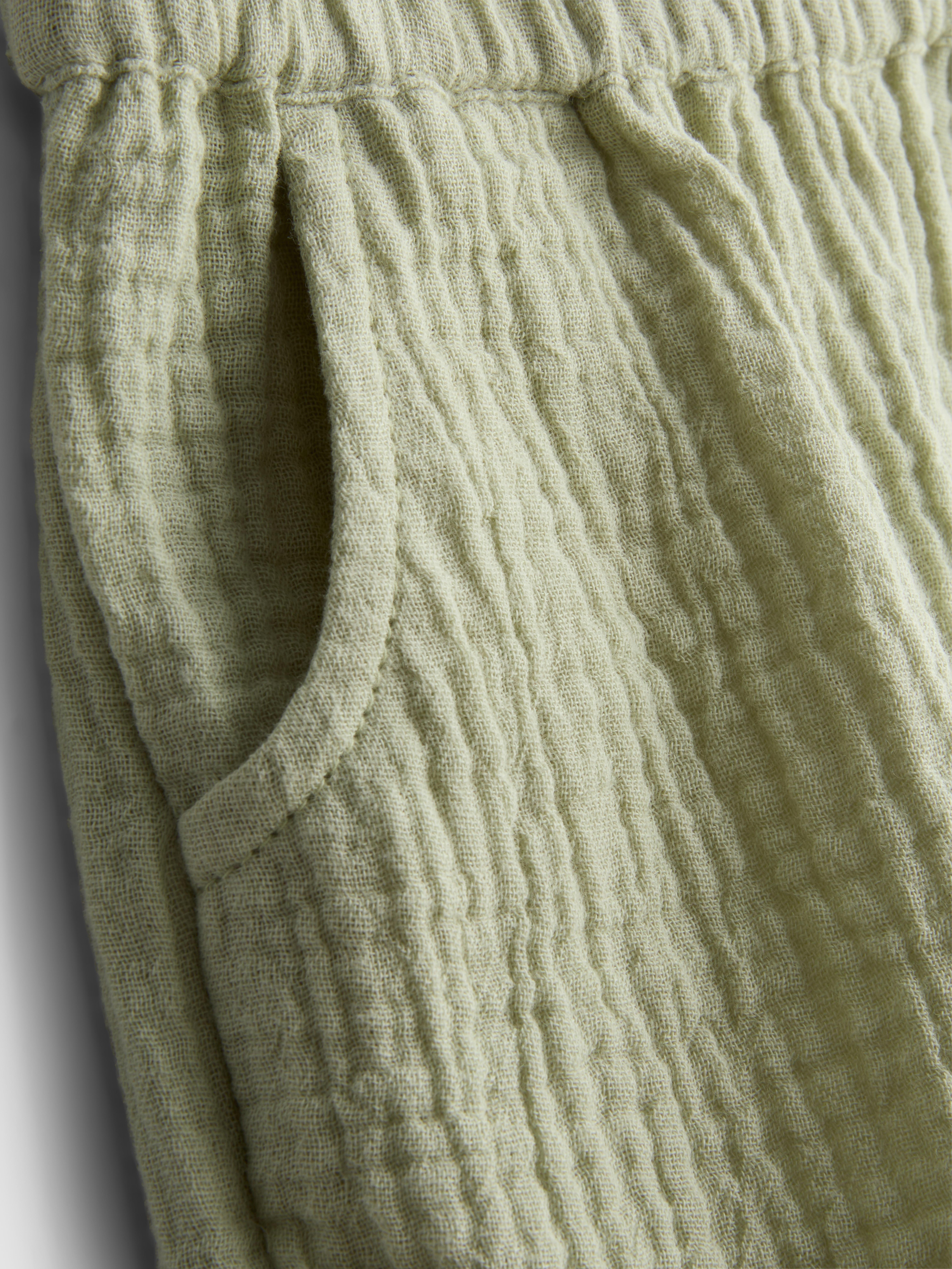 0-24mths | Cheesecloth Shirt and Shorts Set