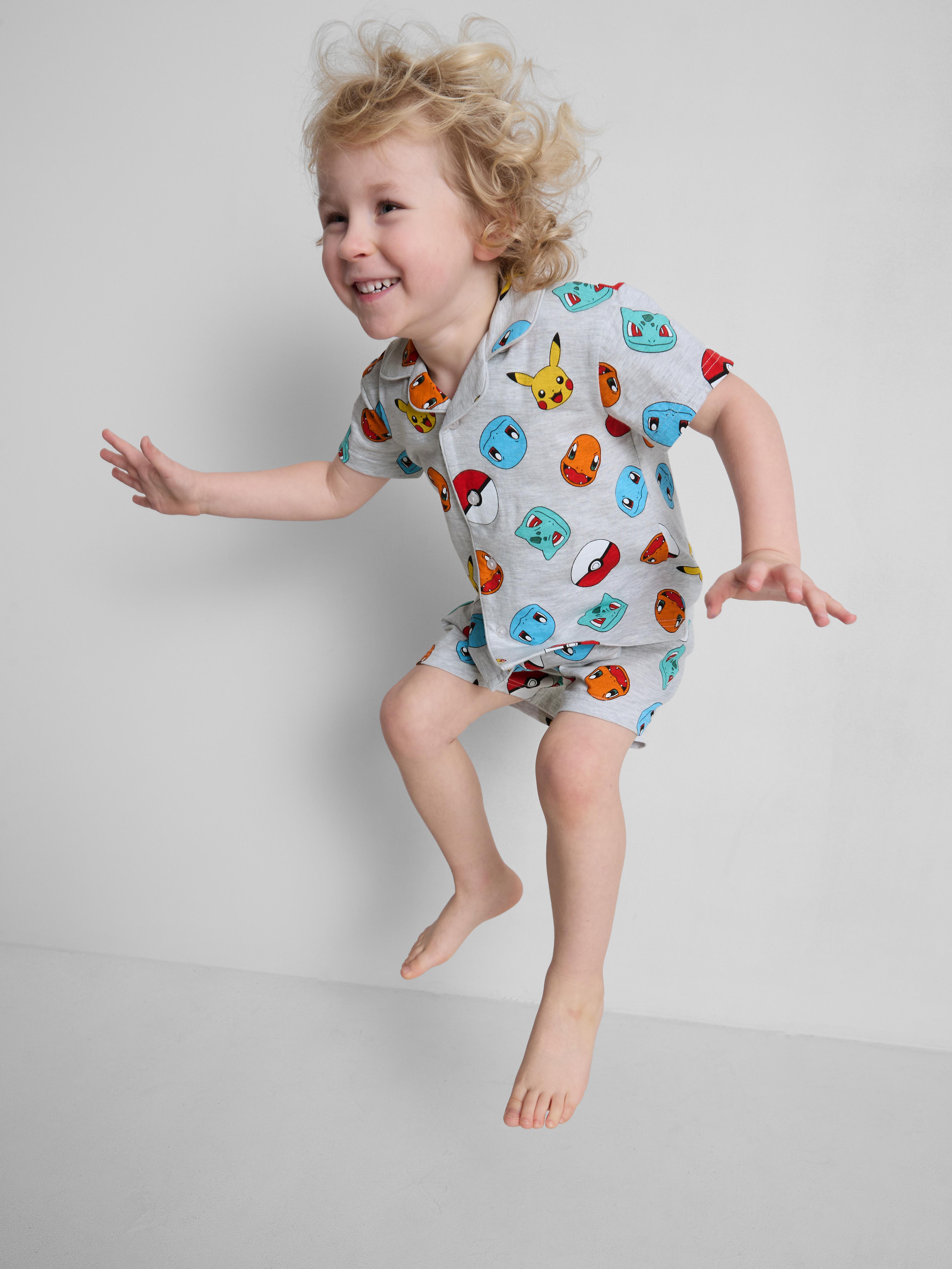1,5–10 Jahre | „Pokémon“ Schlafanzug mit kurzem Hemd