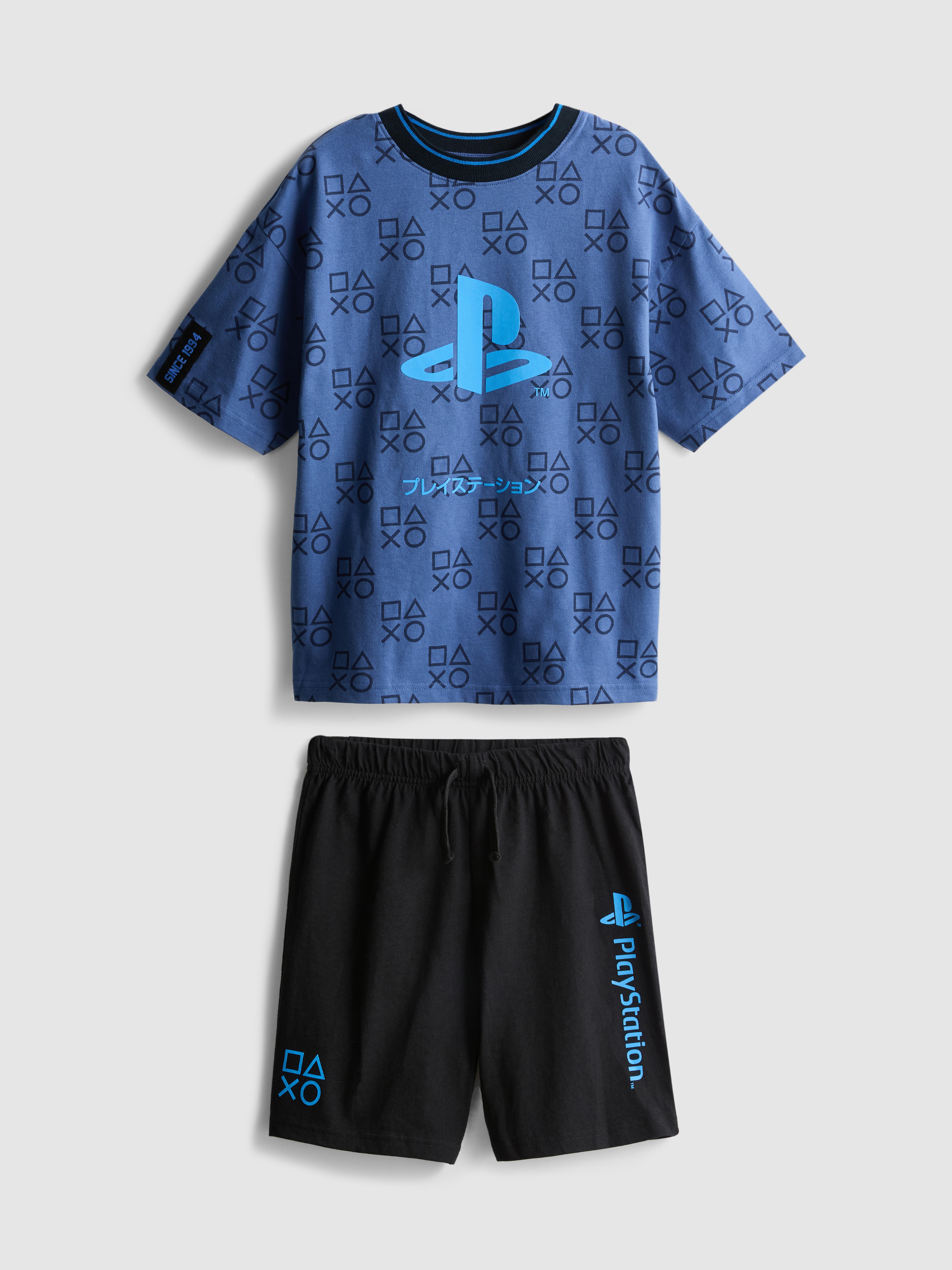 7-15yrs | PlayStation Short Pyjamas
