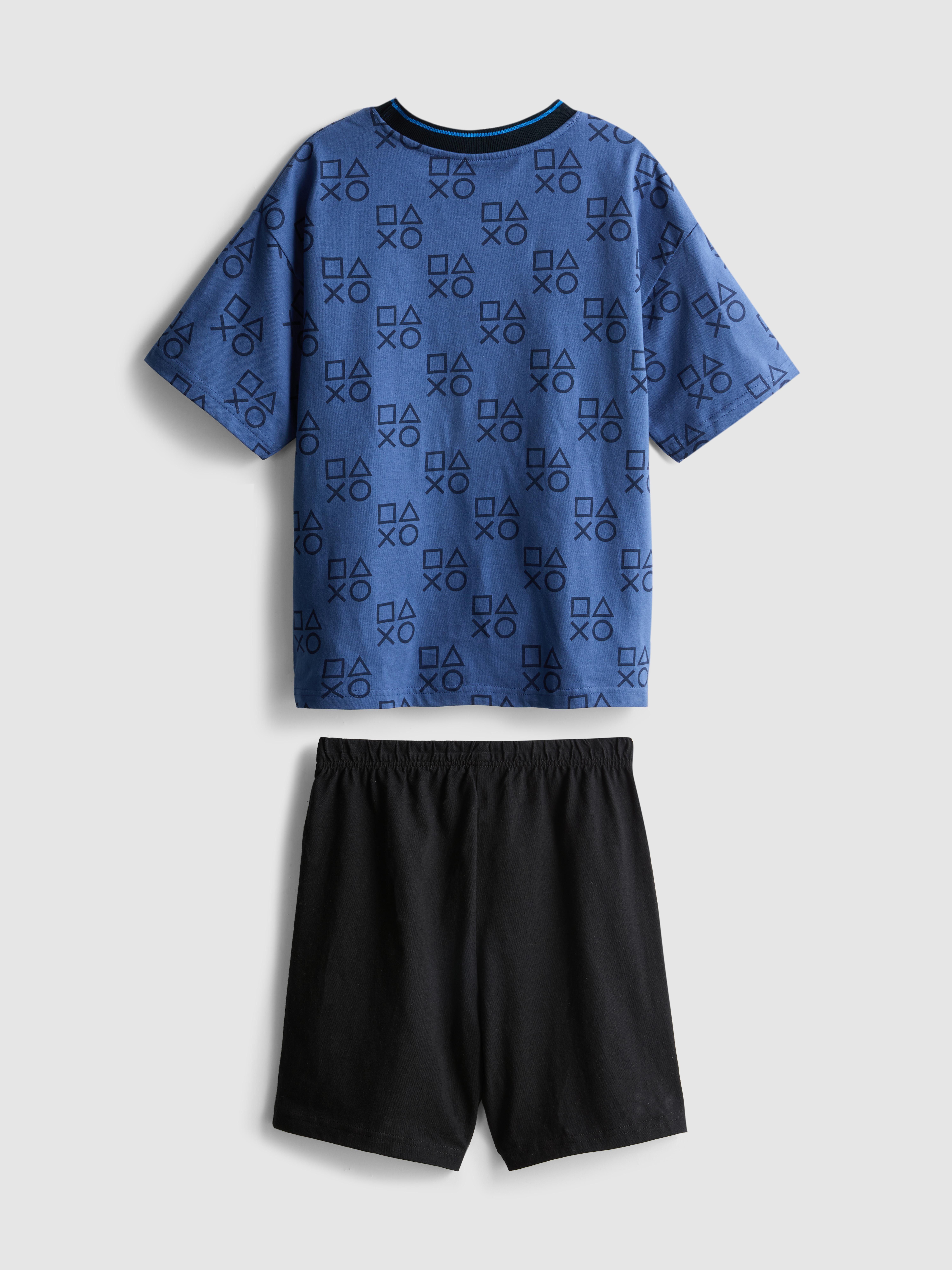 7-15yrs | PlayStation Short Pyjamas