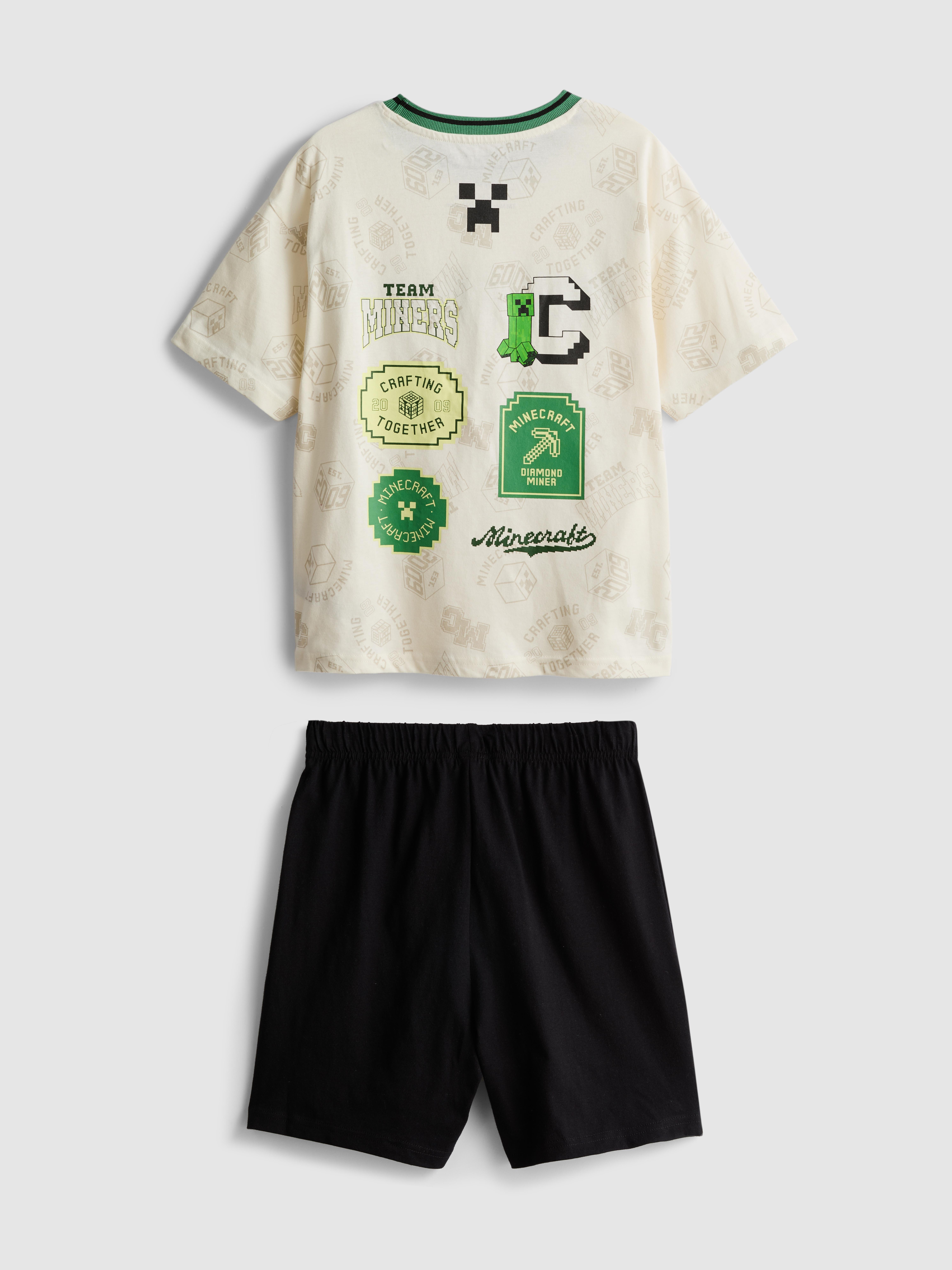 5-15yrs | Minecraft Short Pyjamas