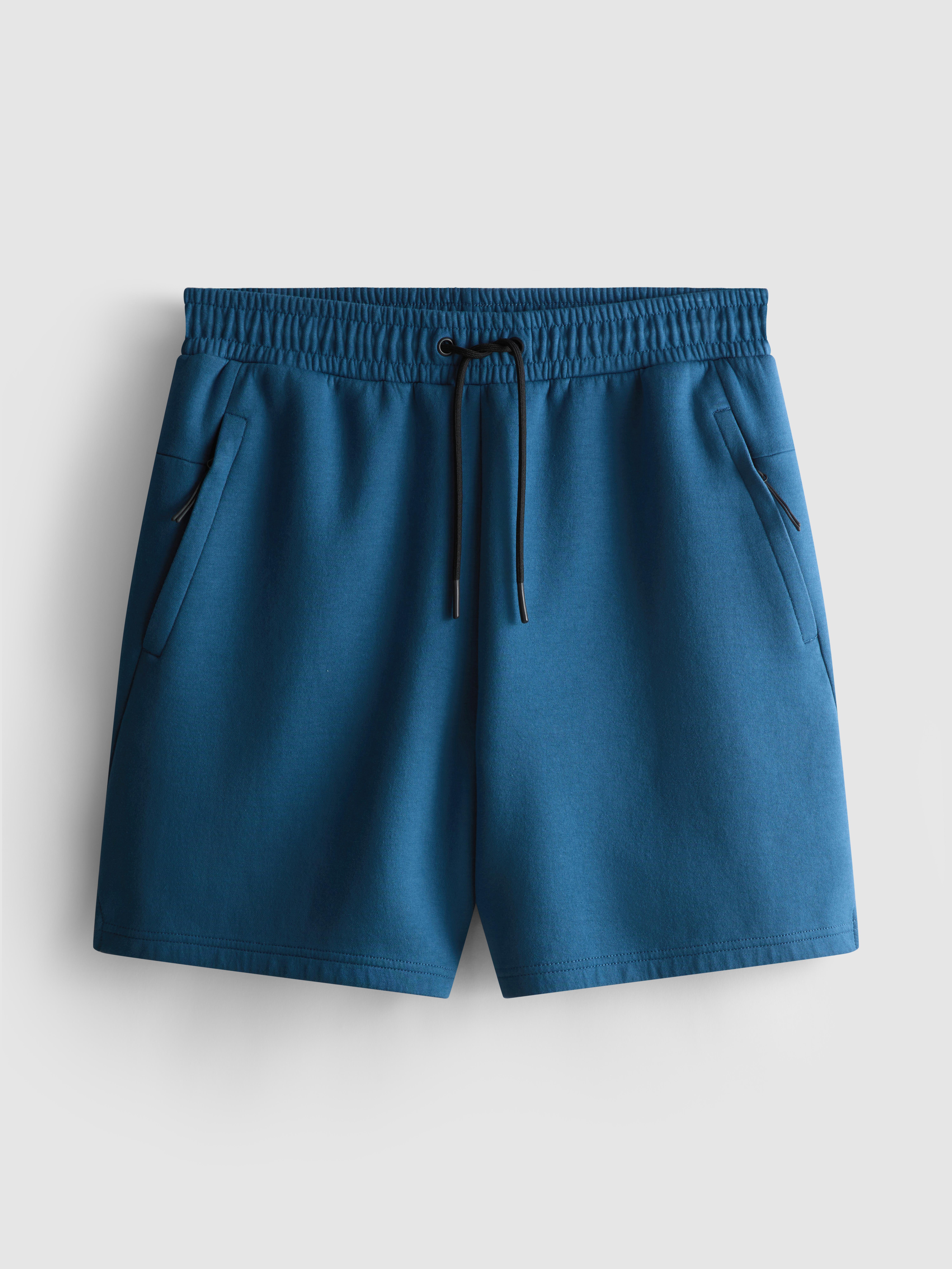 Men's Teal Soft Active Drawstring Shorts