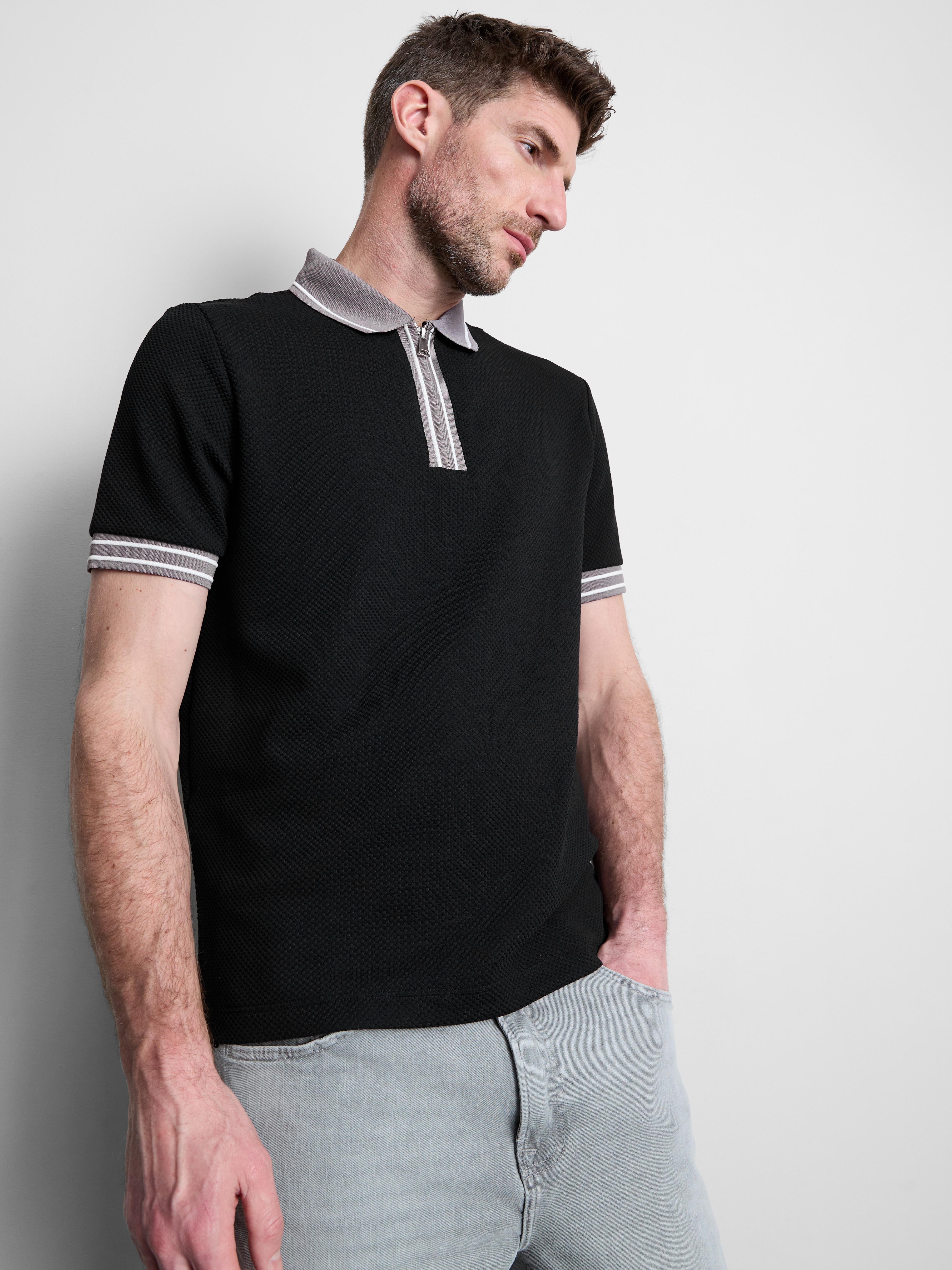 Textured Polo Shirt
