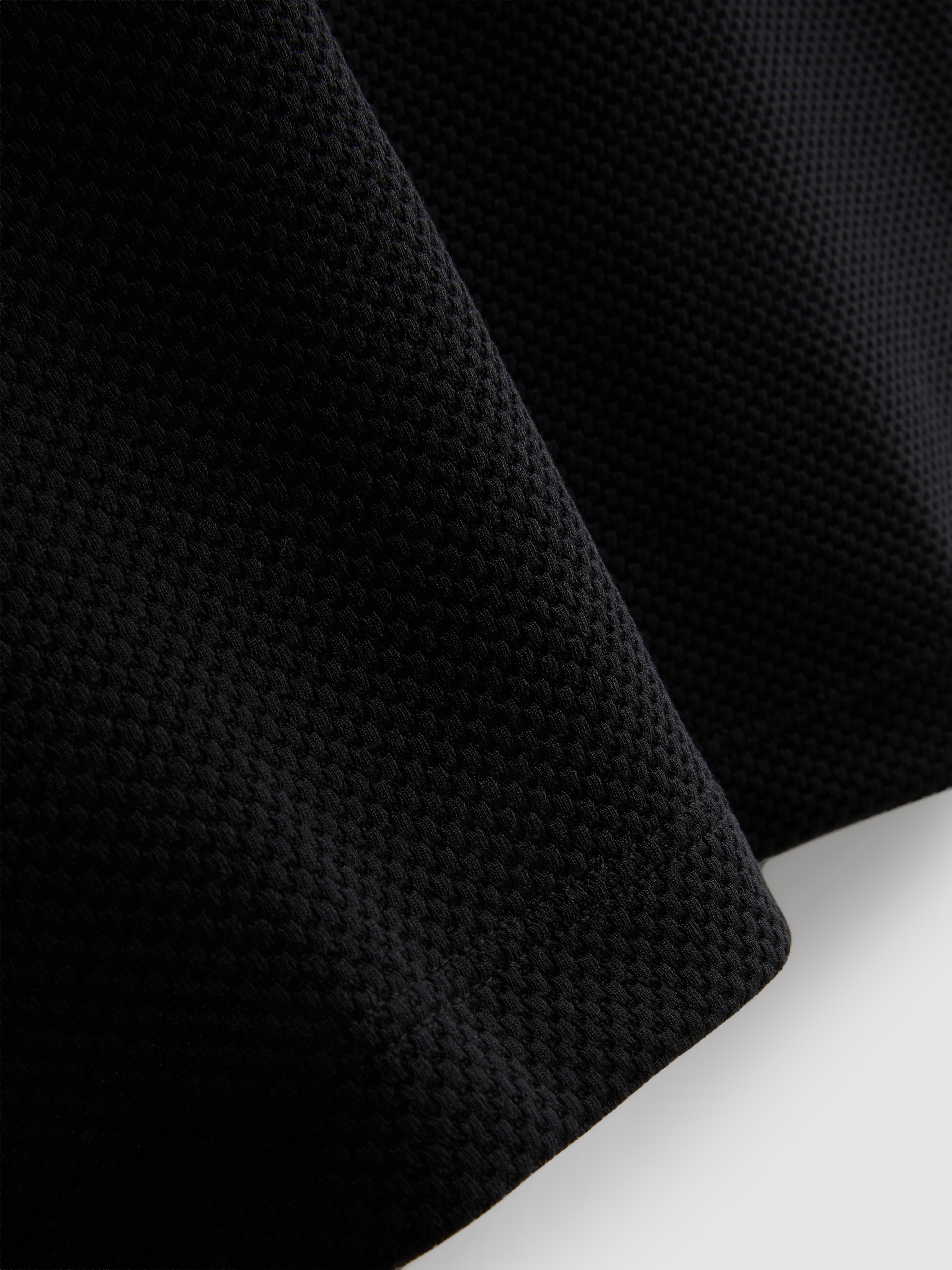 Tricou polo texturat