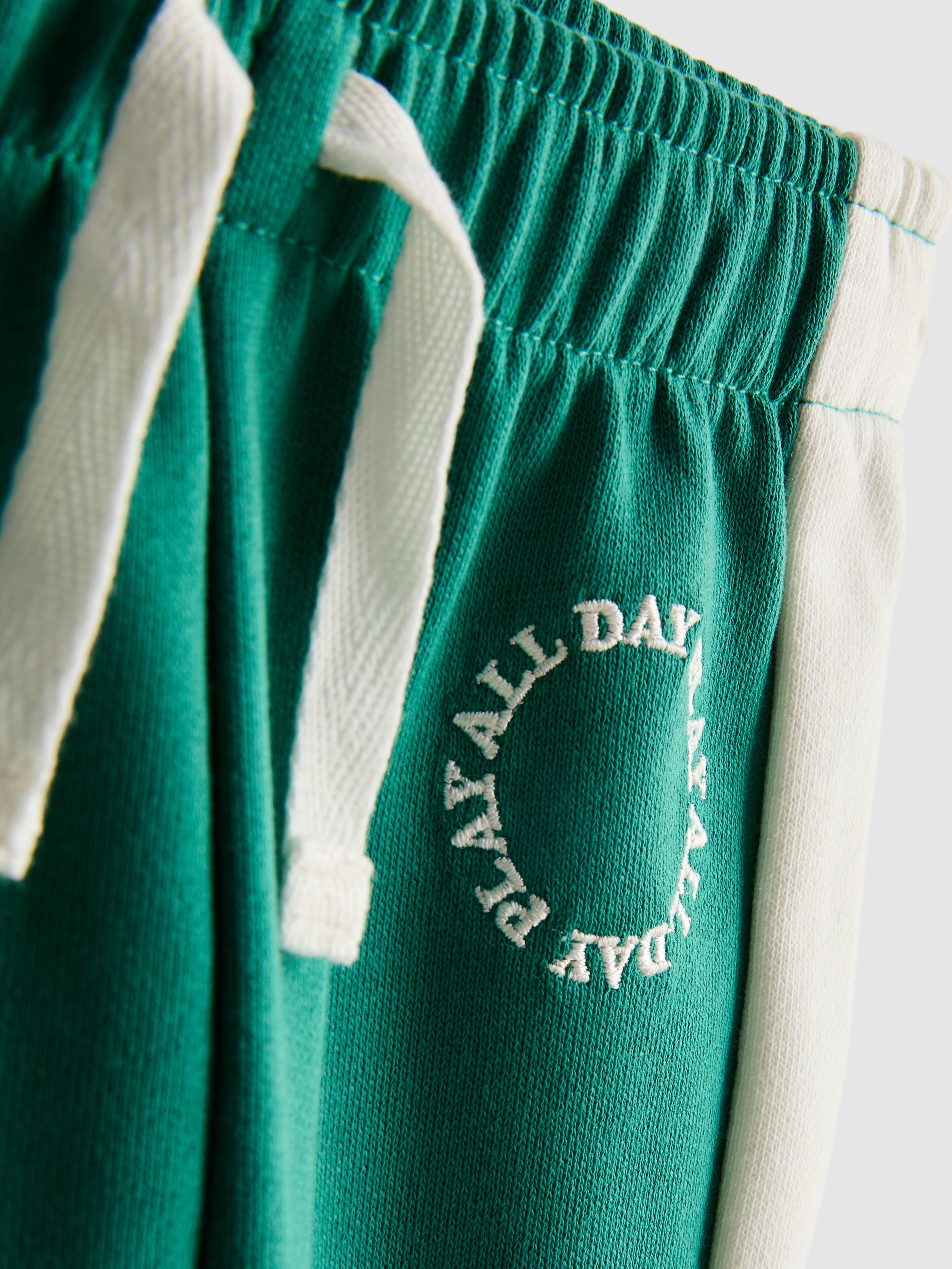 Baby Boys Green 0-36mths | Half-Zip Sweatshirt and Joggers Set