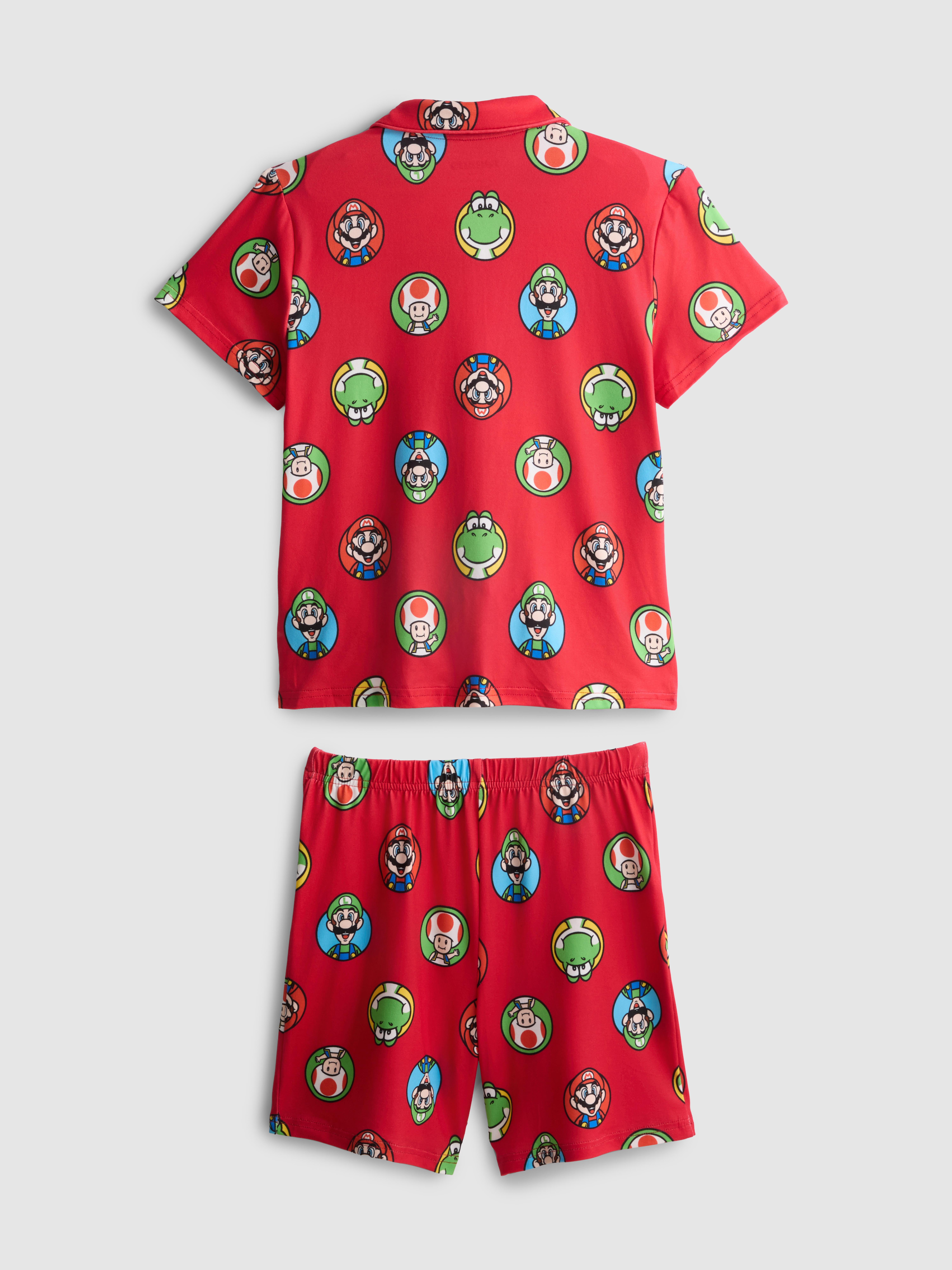7-15 yrs | Super Mario Graphic Short Pyjamas