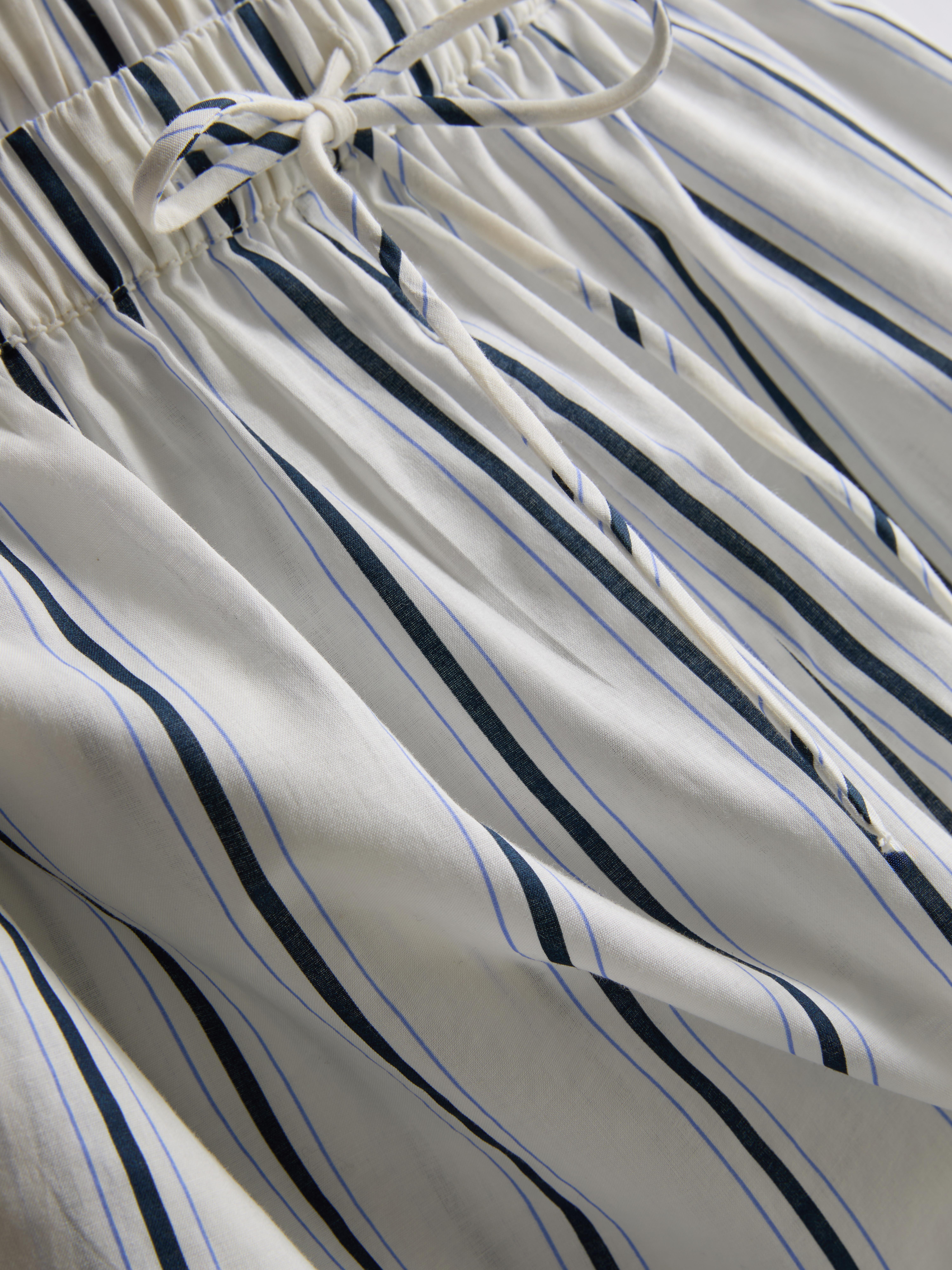 Women's White Printed Beach Shorts