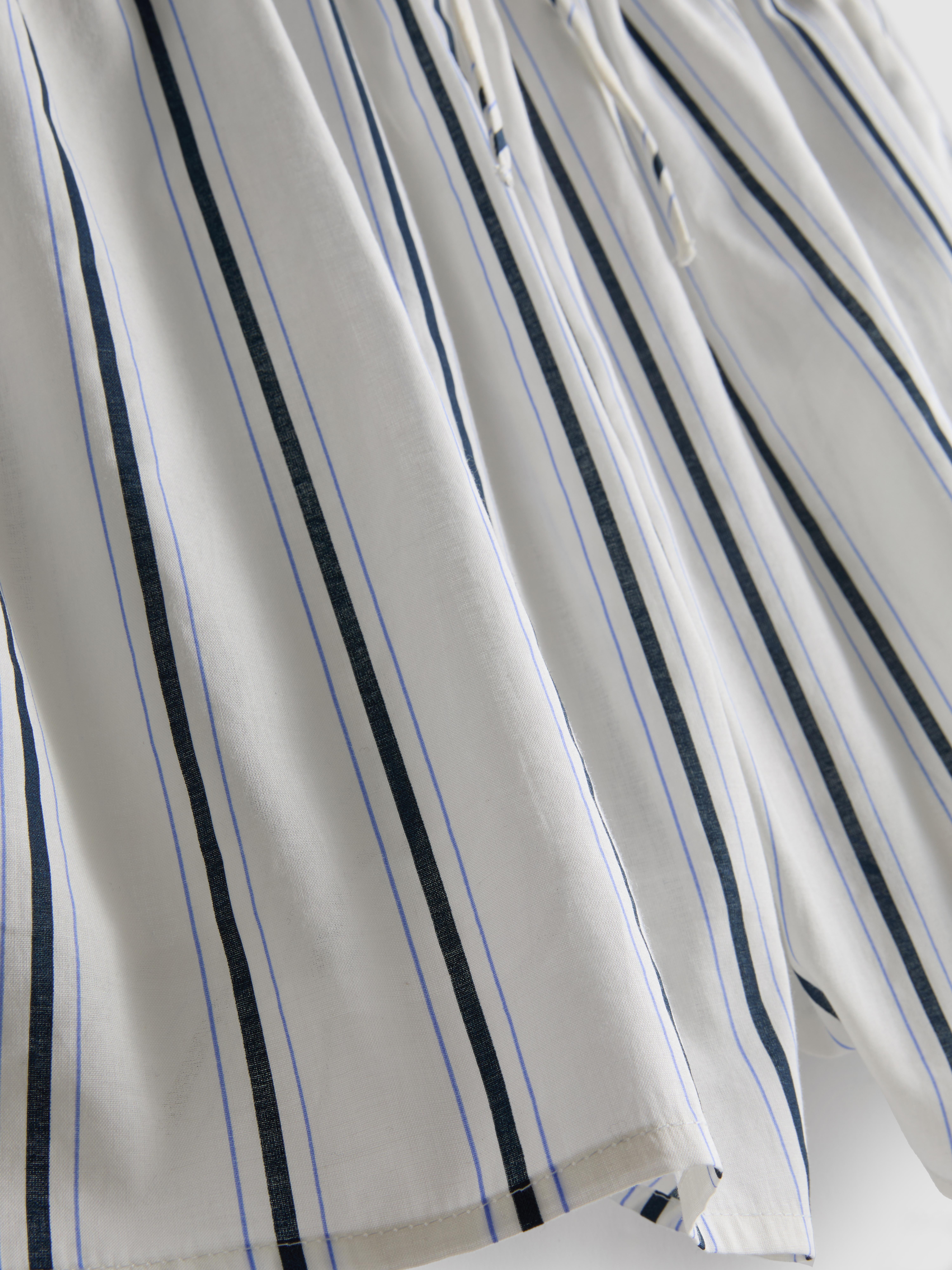 Women's White Printed Beach Shorts