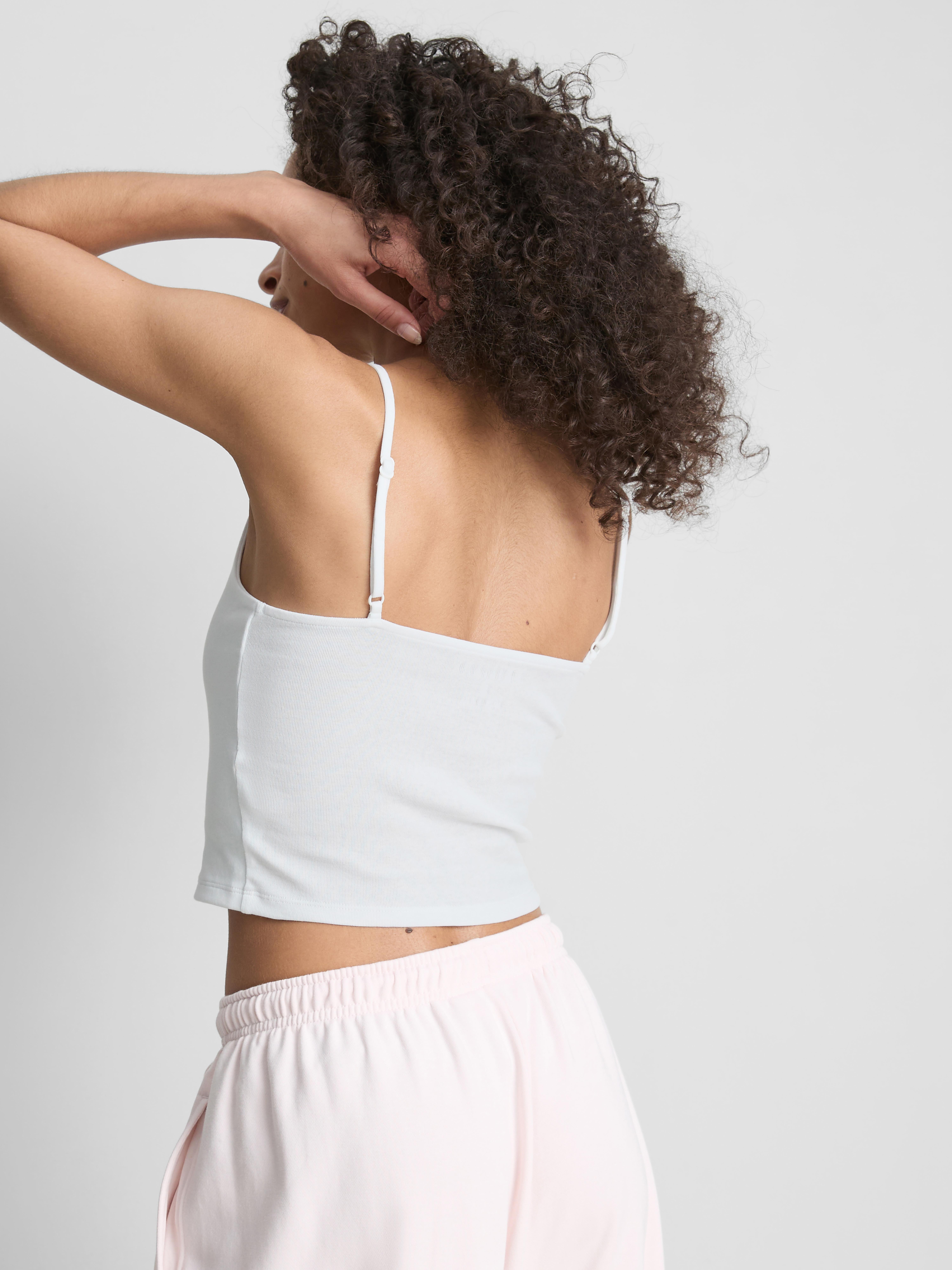 Cotton Rich V-Neck Bralette