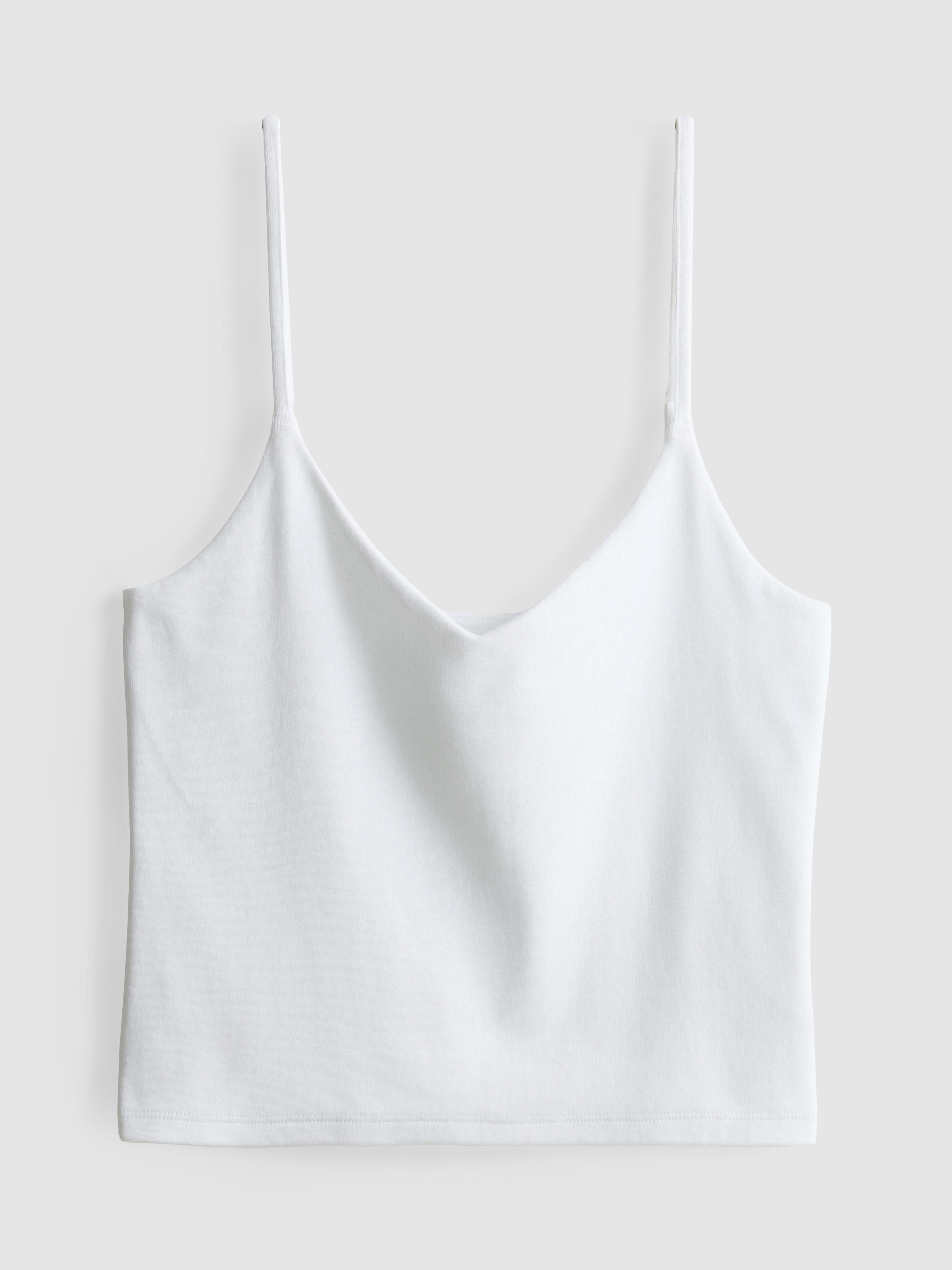 Cotton Rich V-Neck Bralette