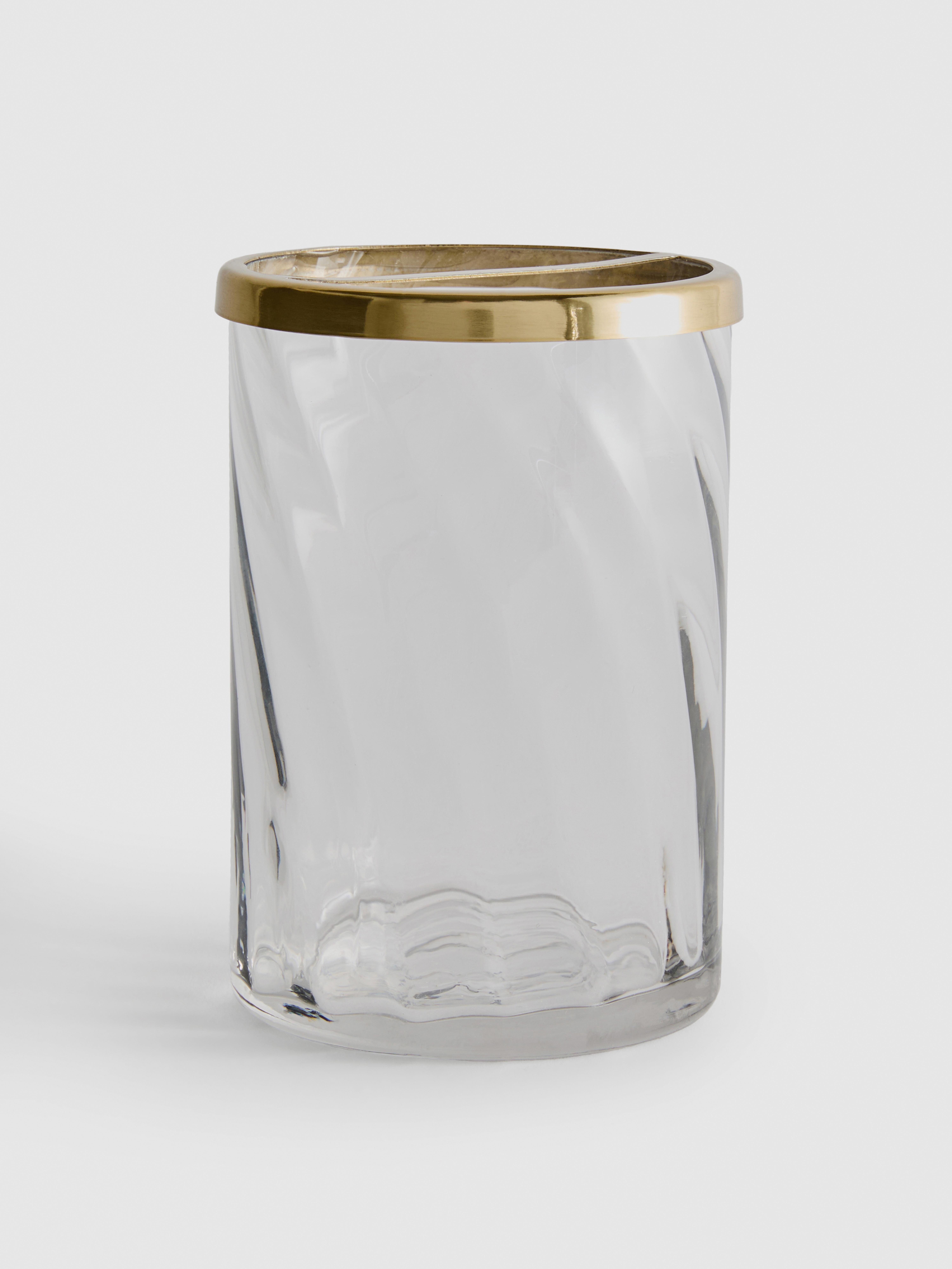 Glazen badkamerbeker