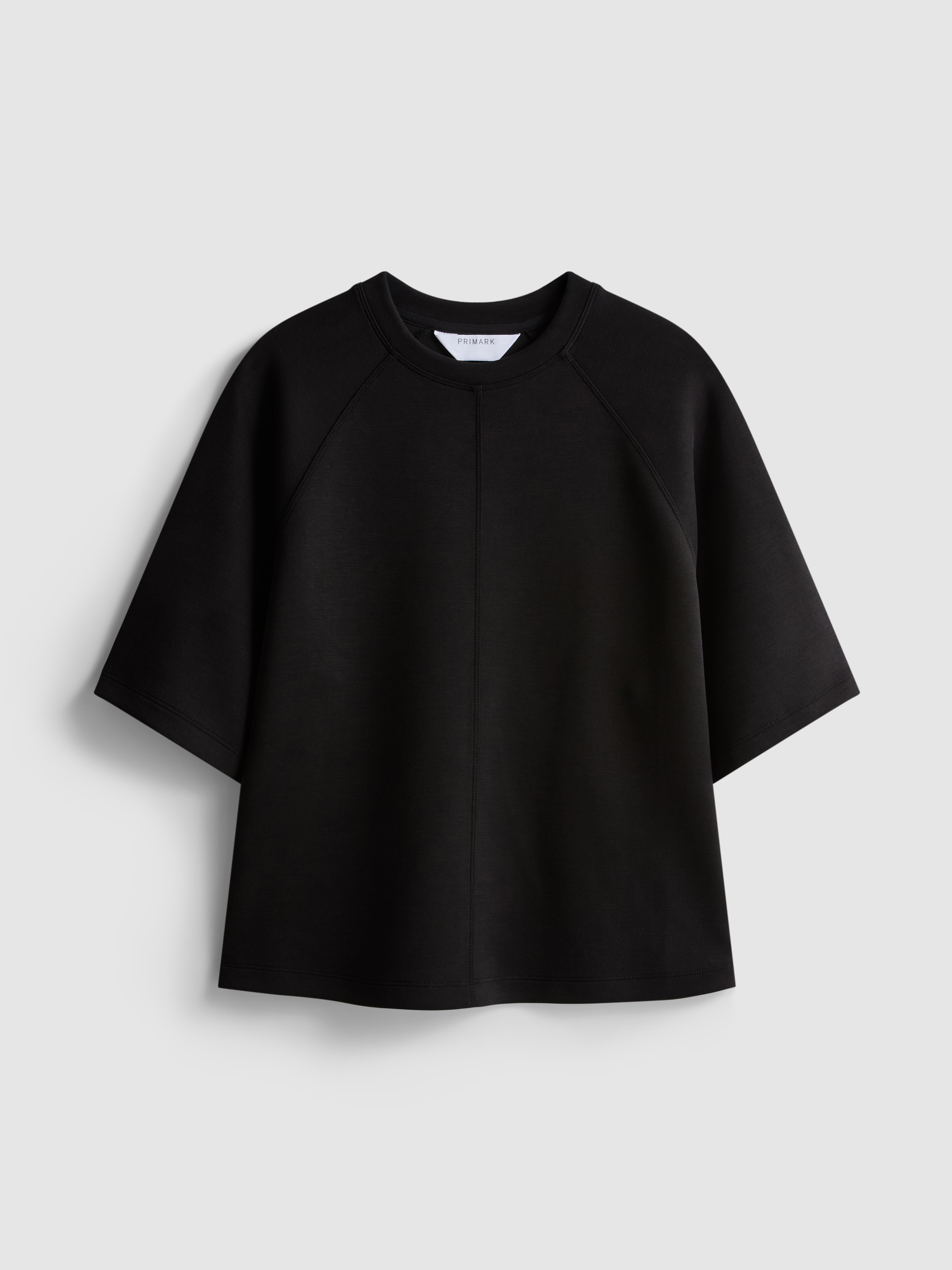 T-shirt droit à manches courtes