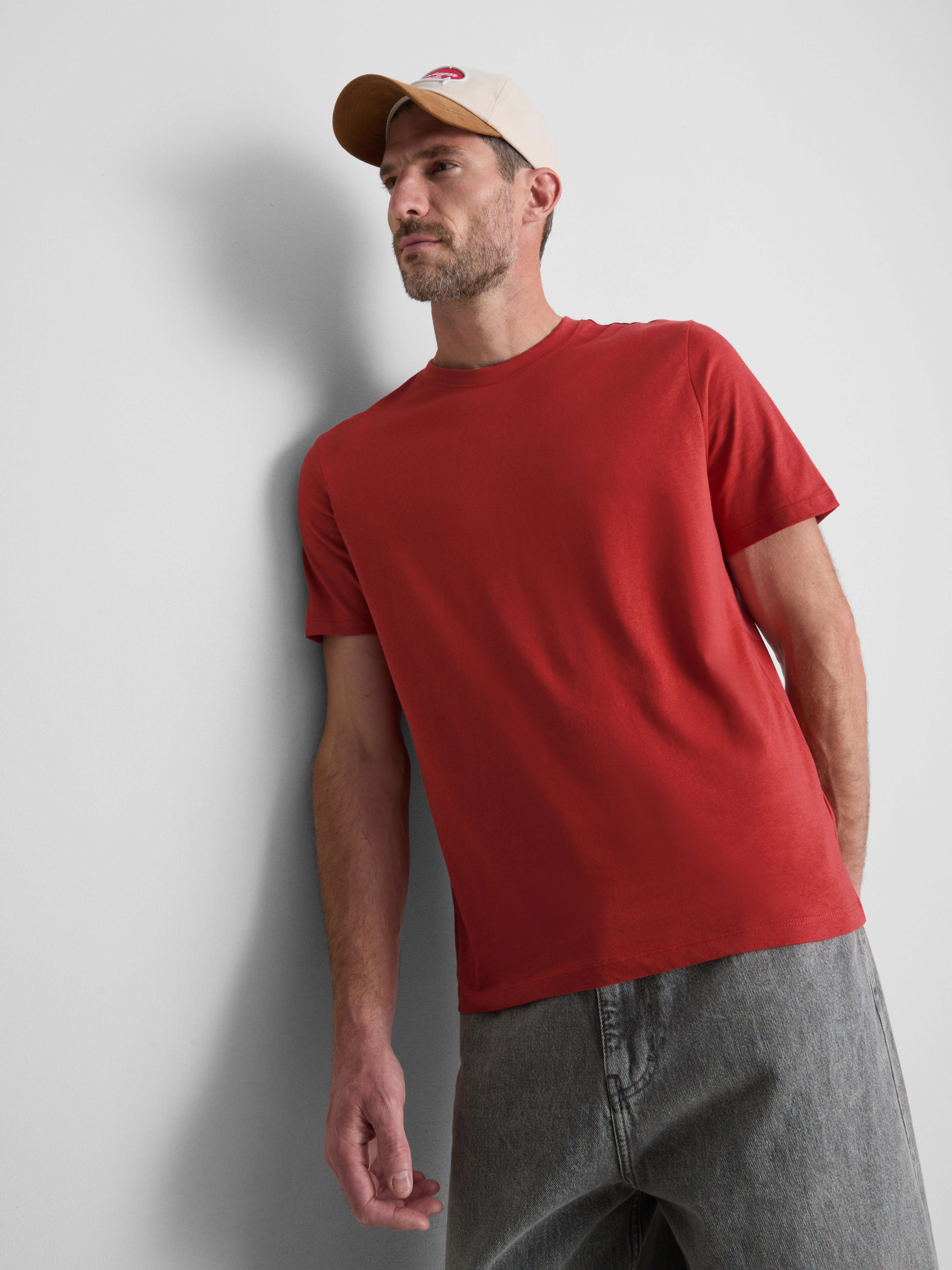 Kurzärmeliges Regular-Fit-T-Shirt