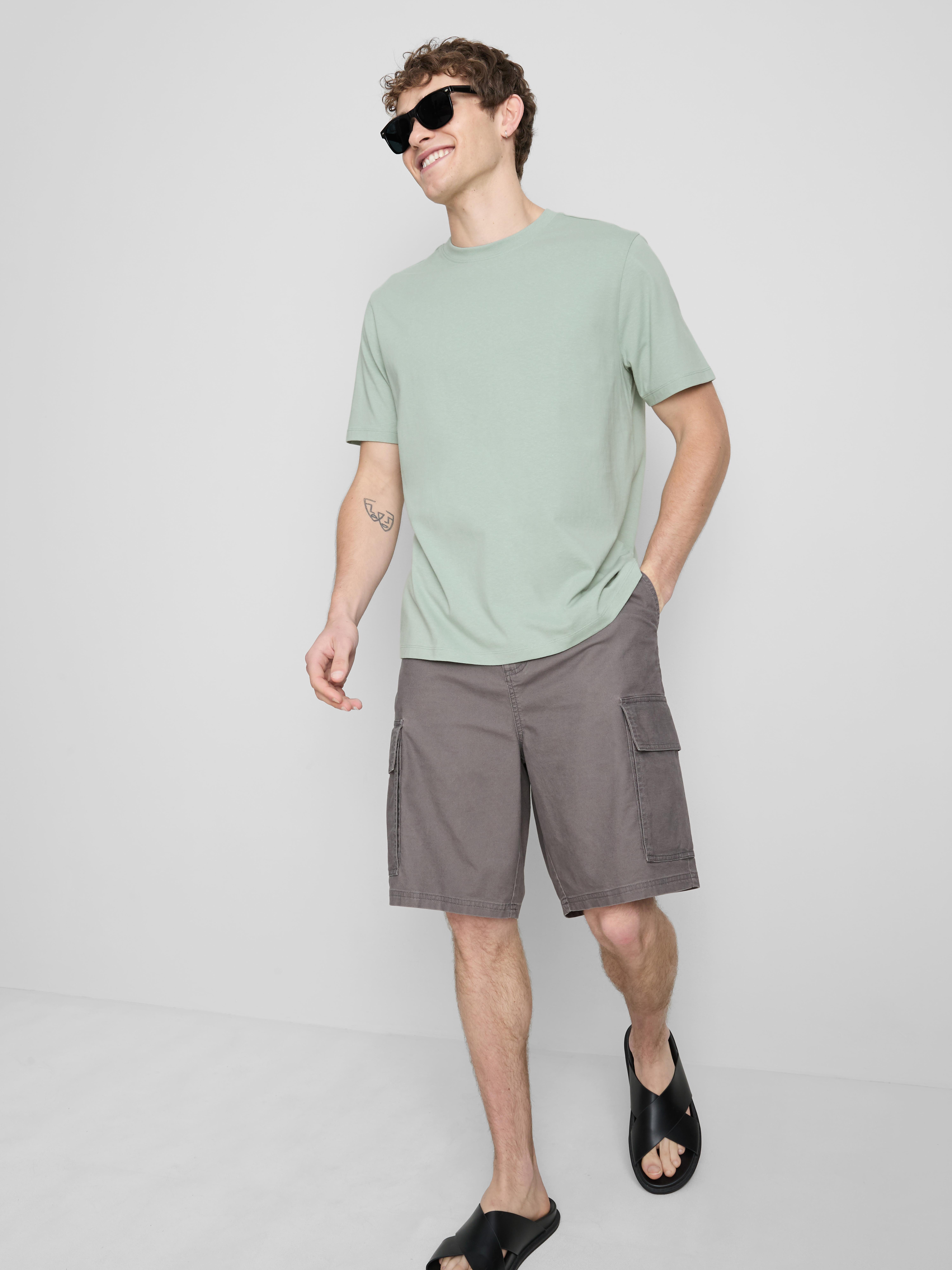 Regular-fit T-shirt met korte mouwen Mintgroen
