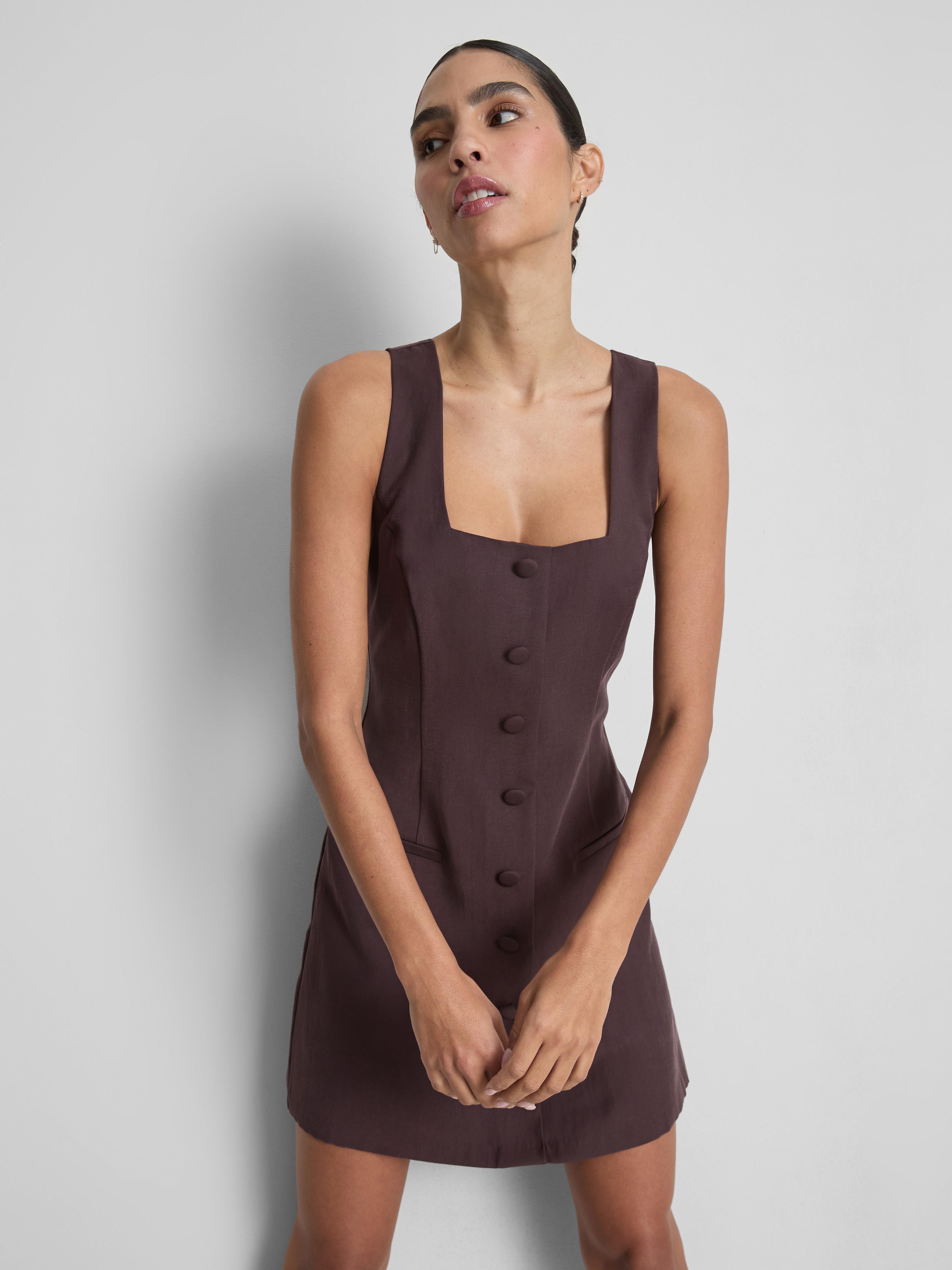 By Coleen Button Down Mini Dress