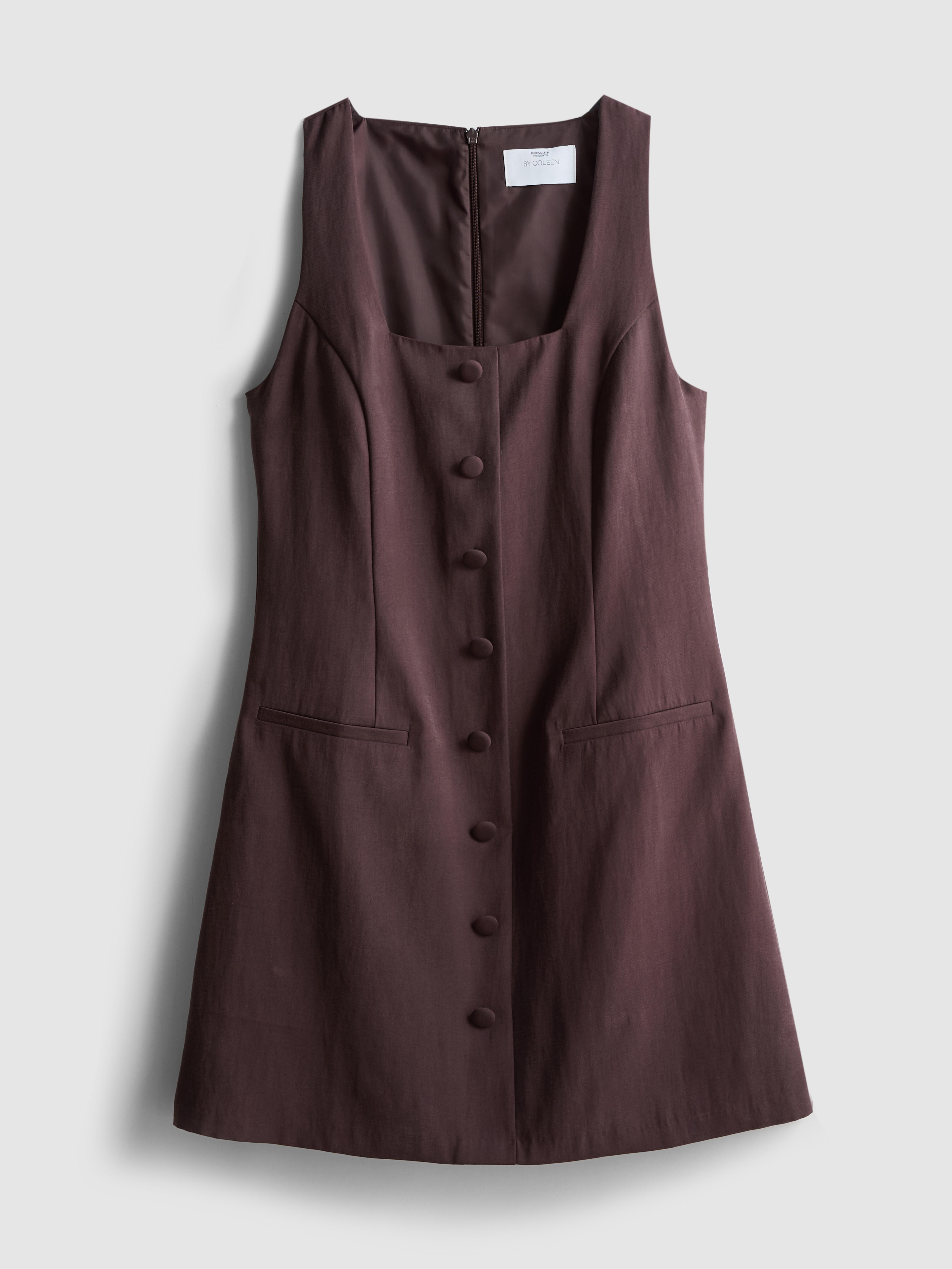 By Coleen Button Down Mini Dress