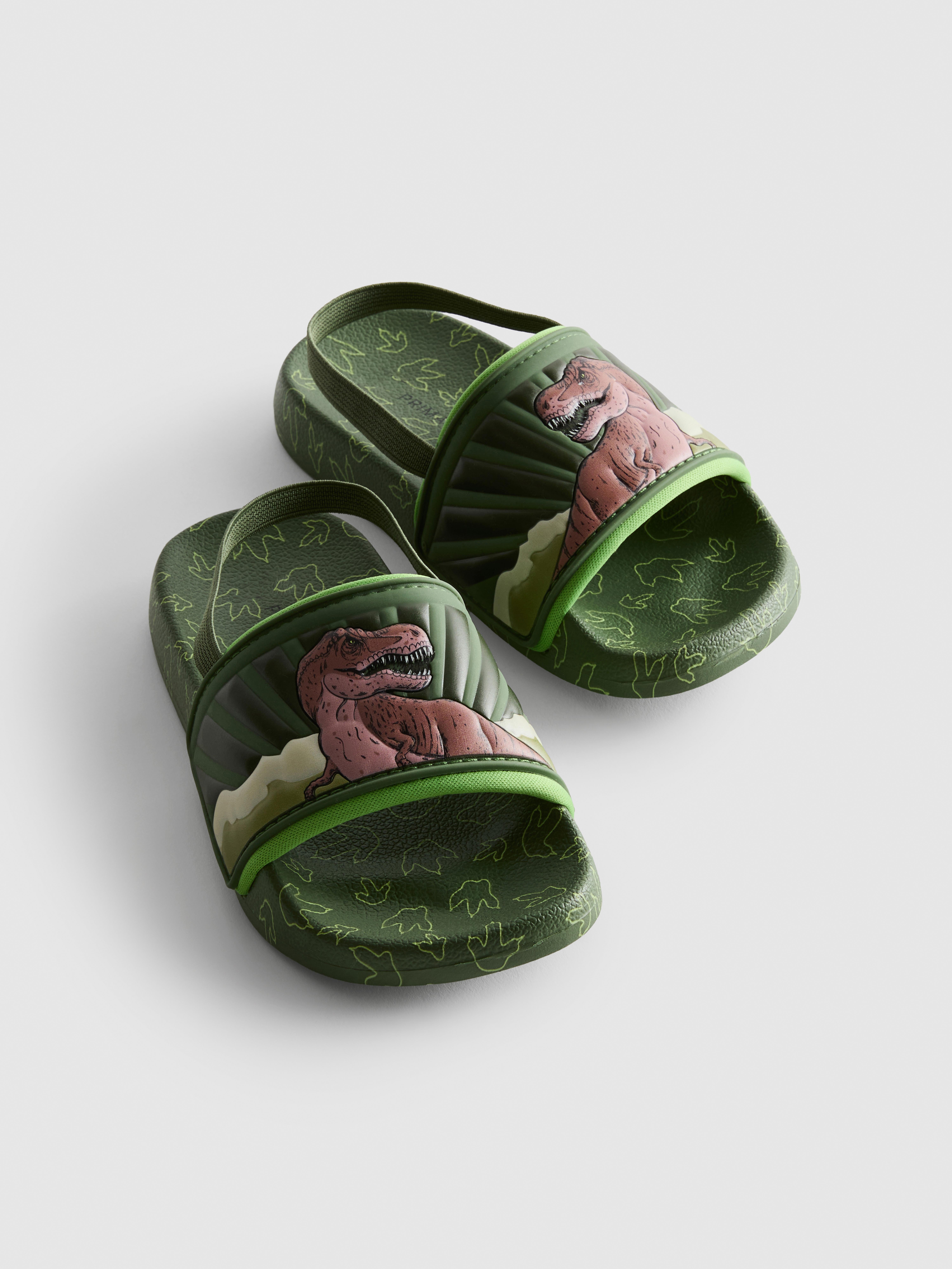 Dinosaur Slingback Sliders