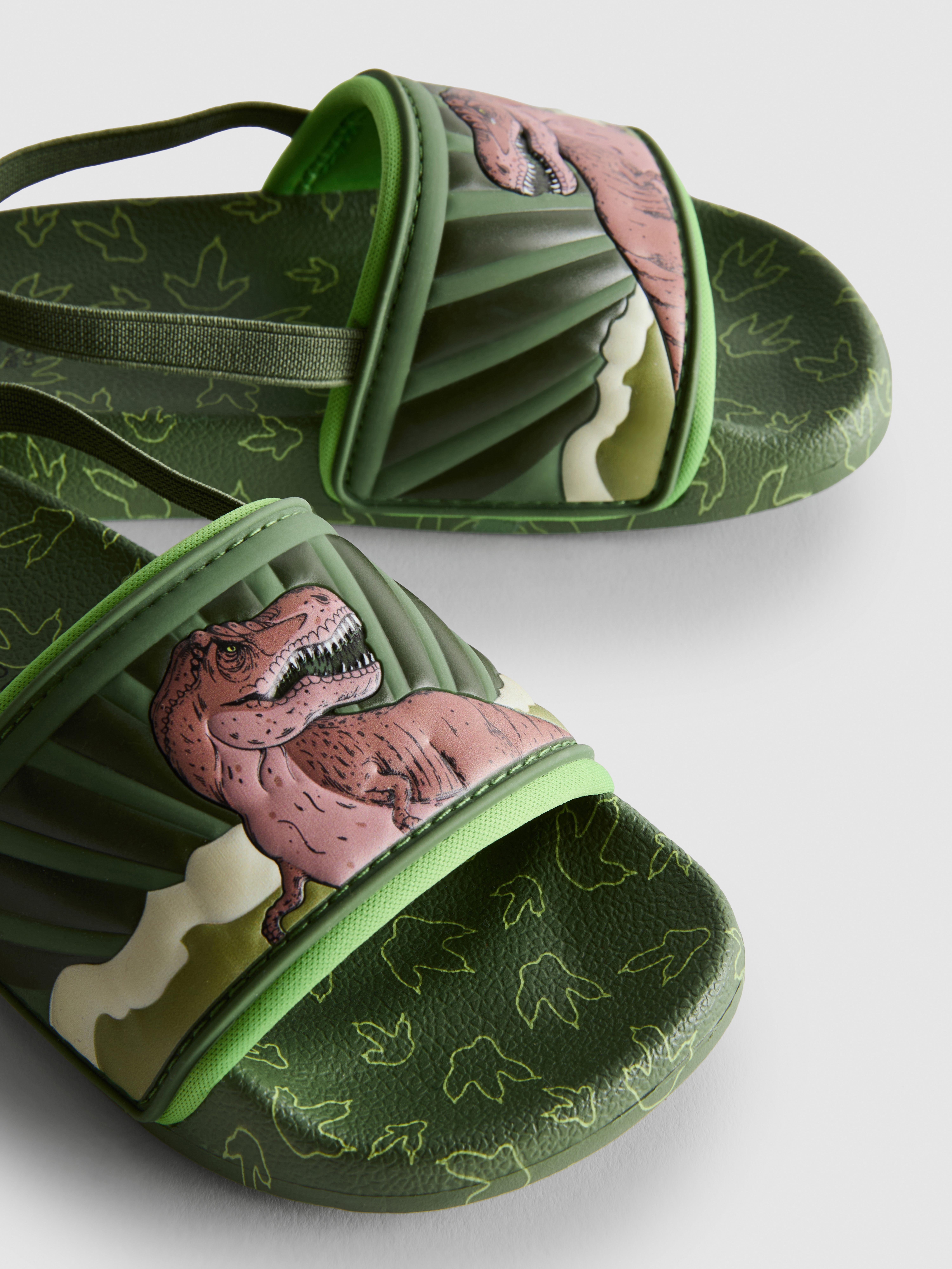 Dinosaur Slingback Sliders