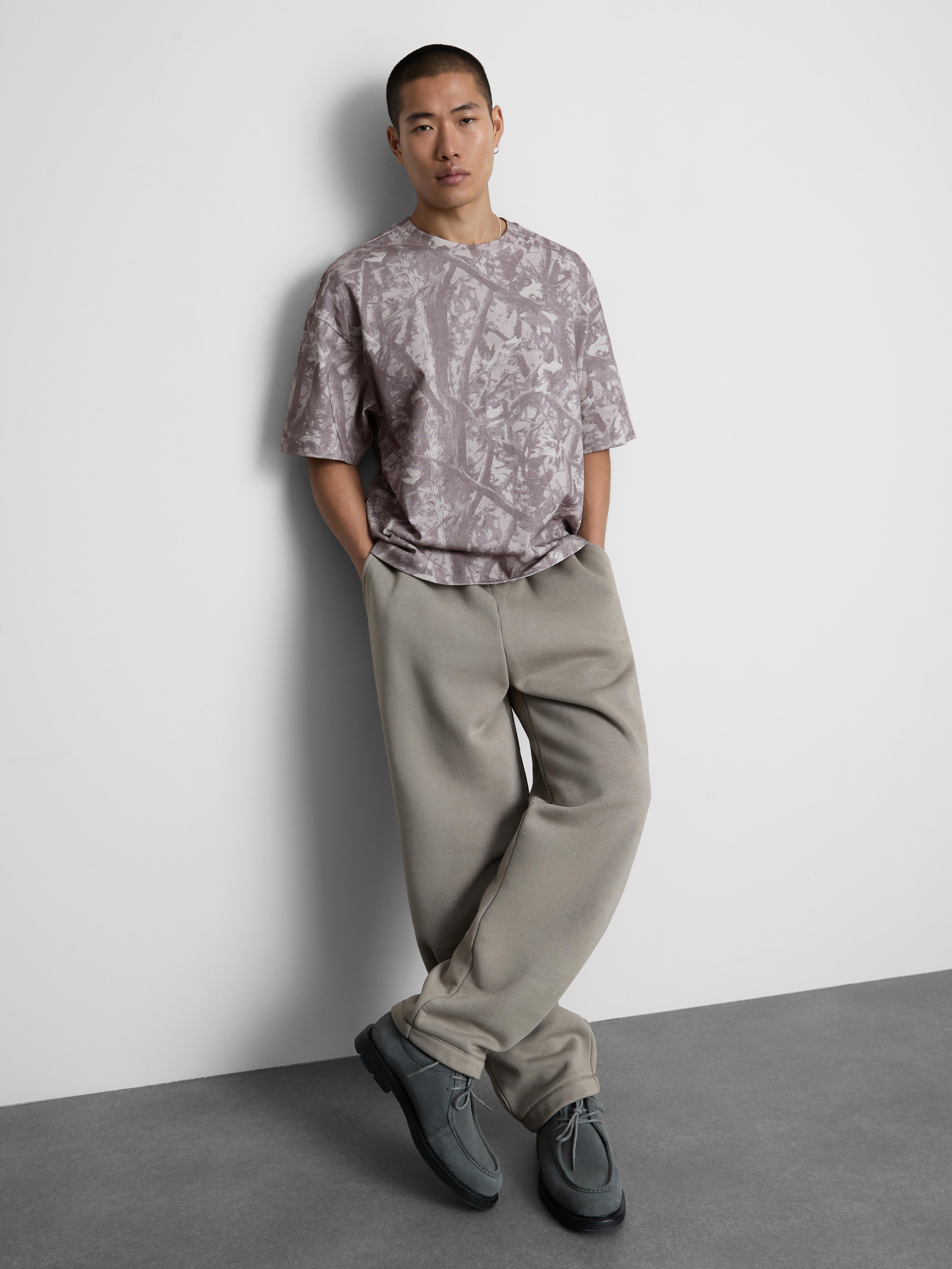 Boxy Camouflage Print T-Shirt