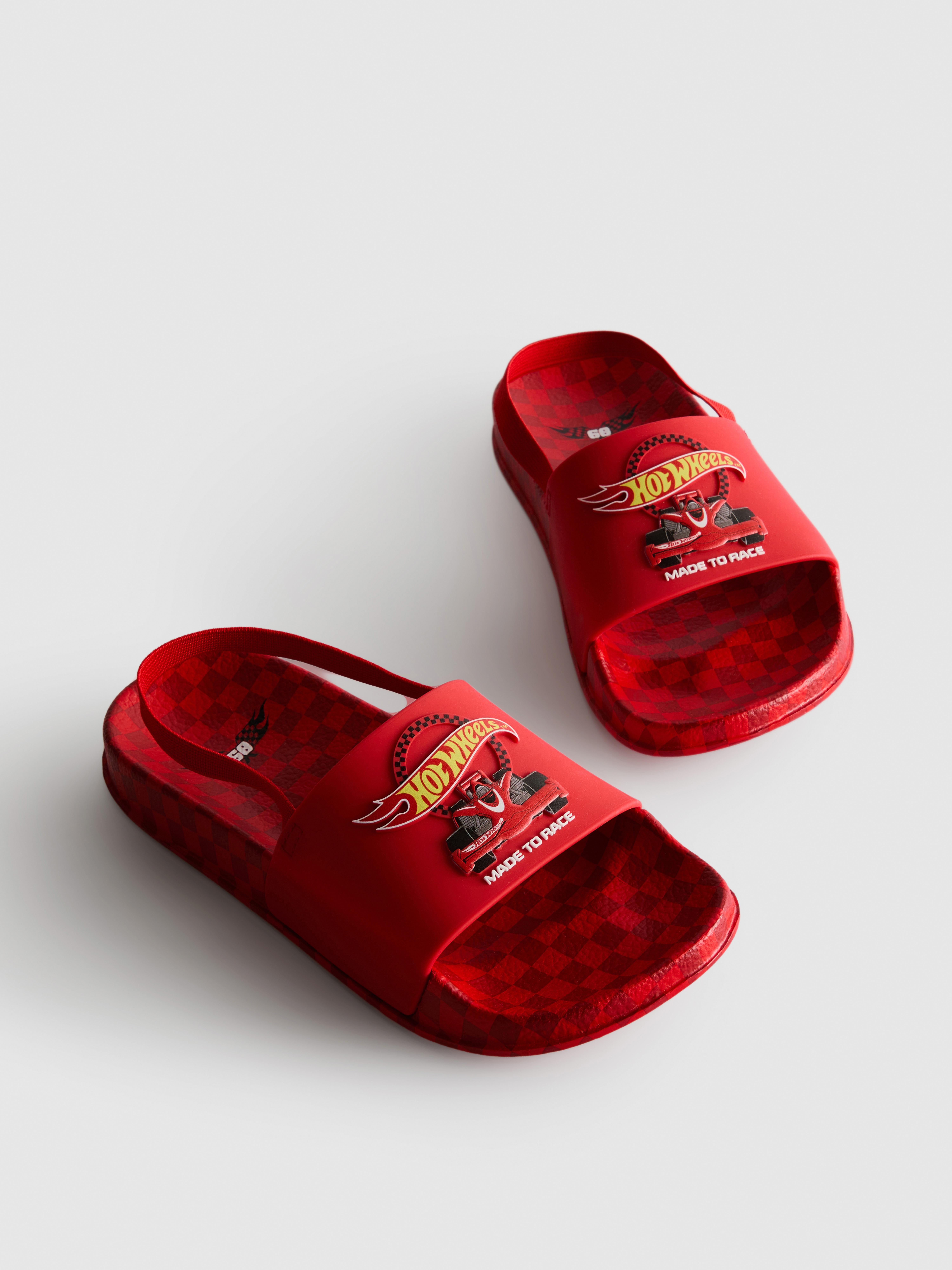Hot Wheels Slingback Sliders