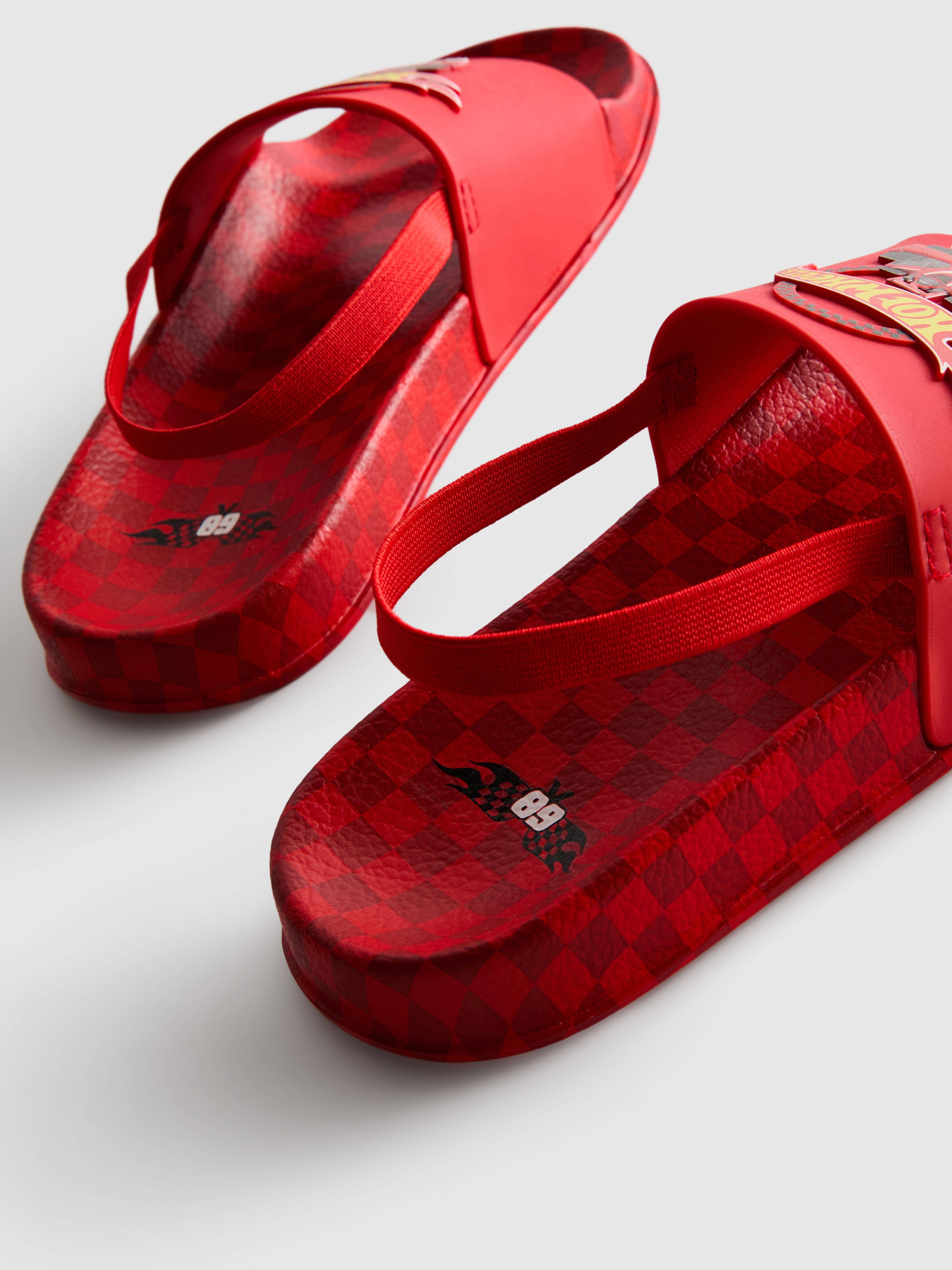Hot Wheels Slingback Sliders
