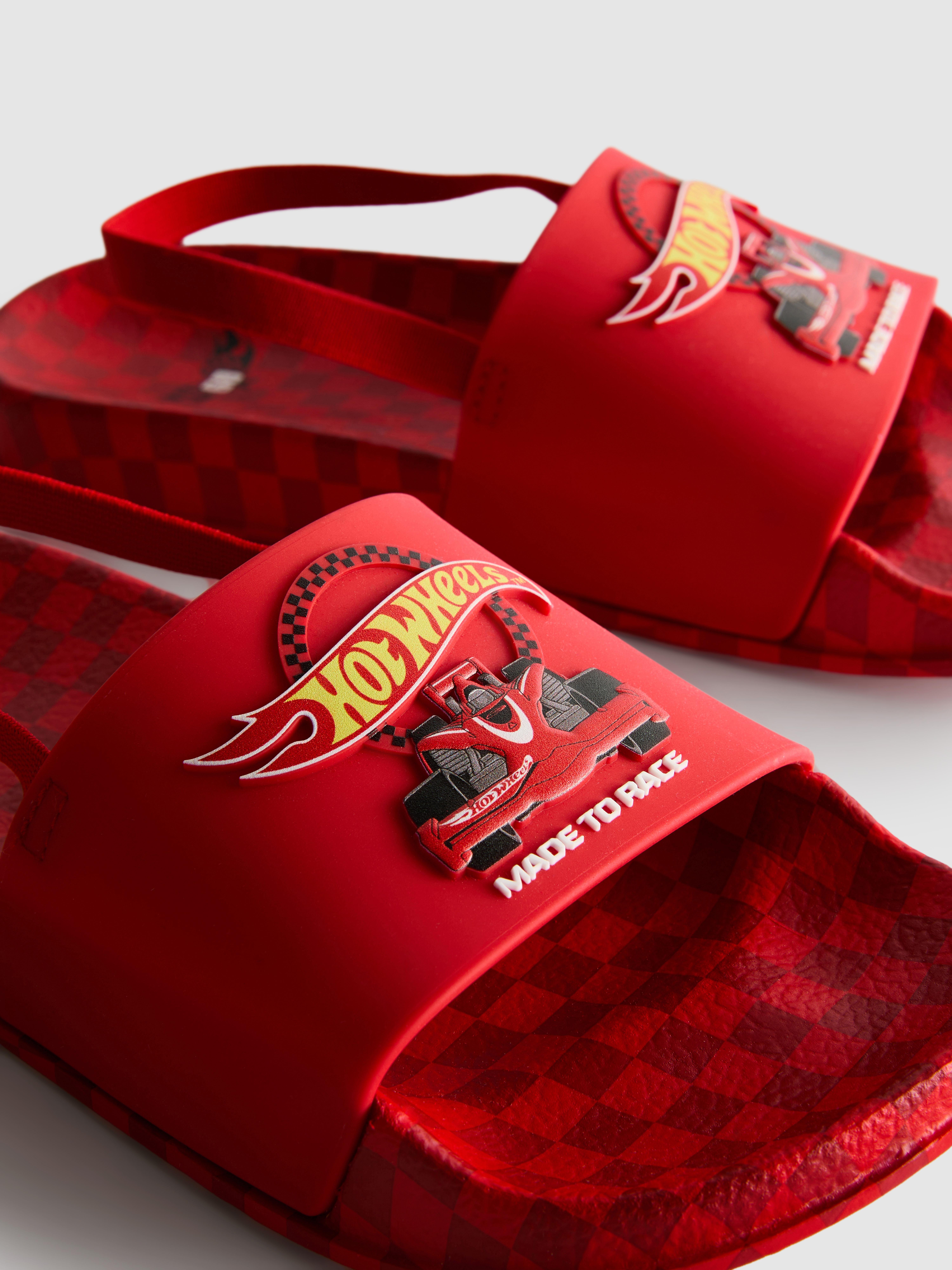 Hot Wheels Slingback Sliders