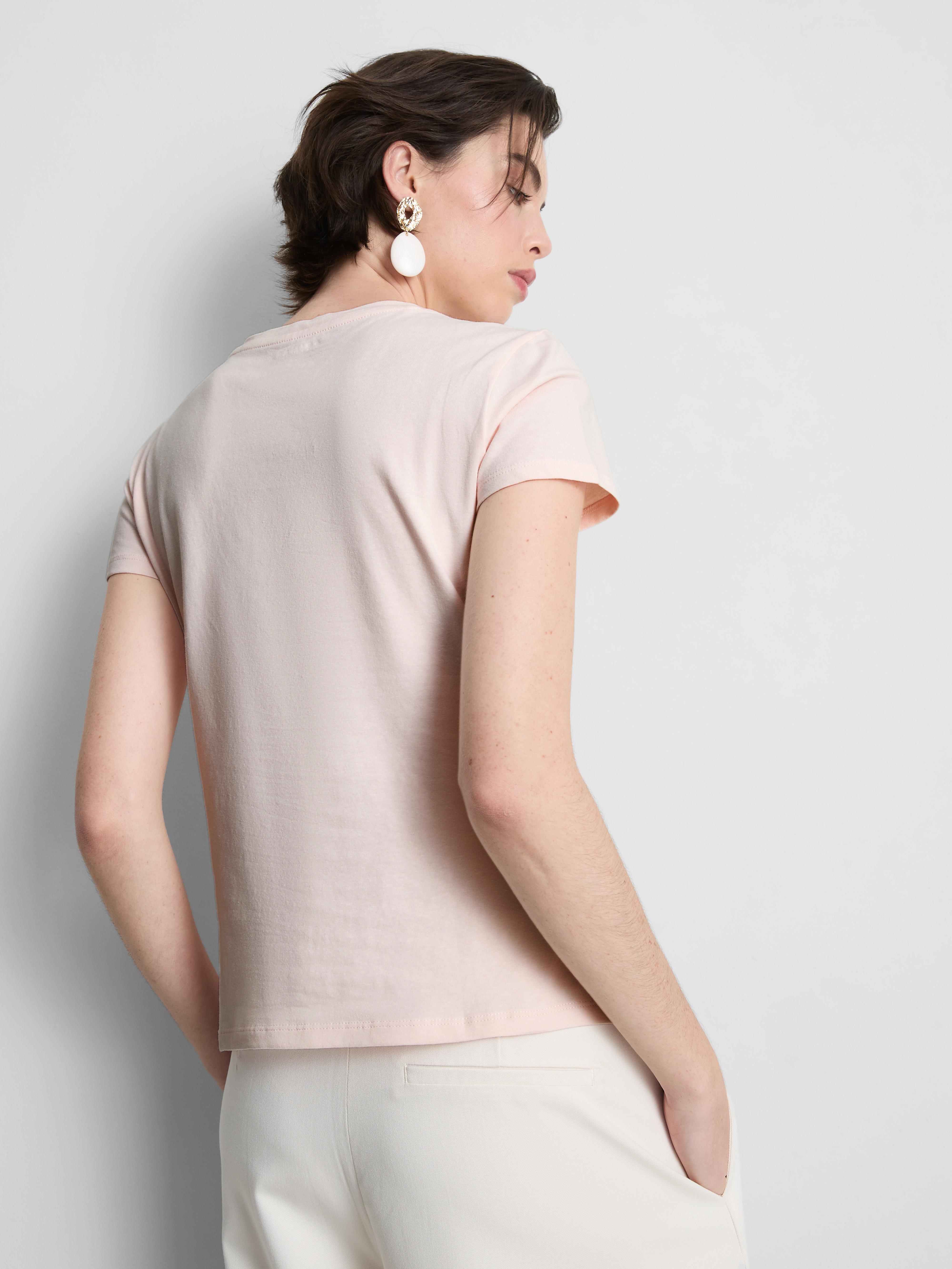 Cotton Rich Crew Neck T-Shirt