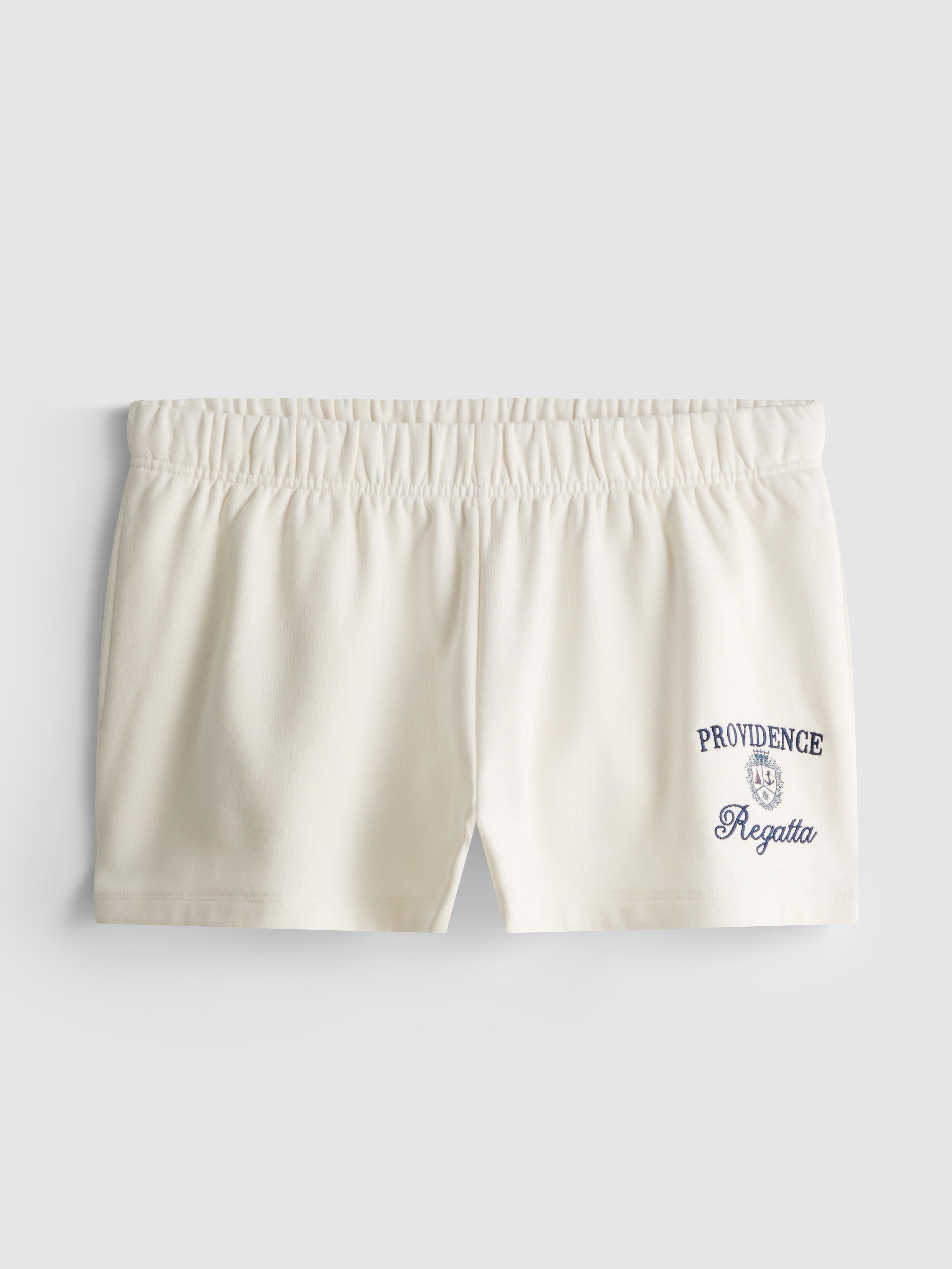 Cotton-Rich Relaxed Embroidered Shorts