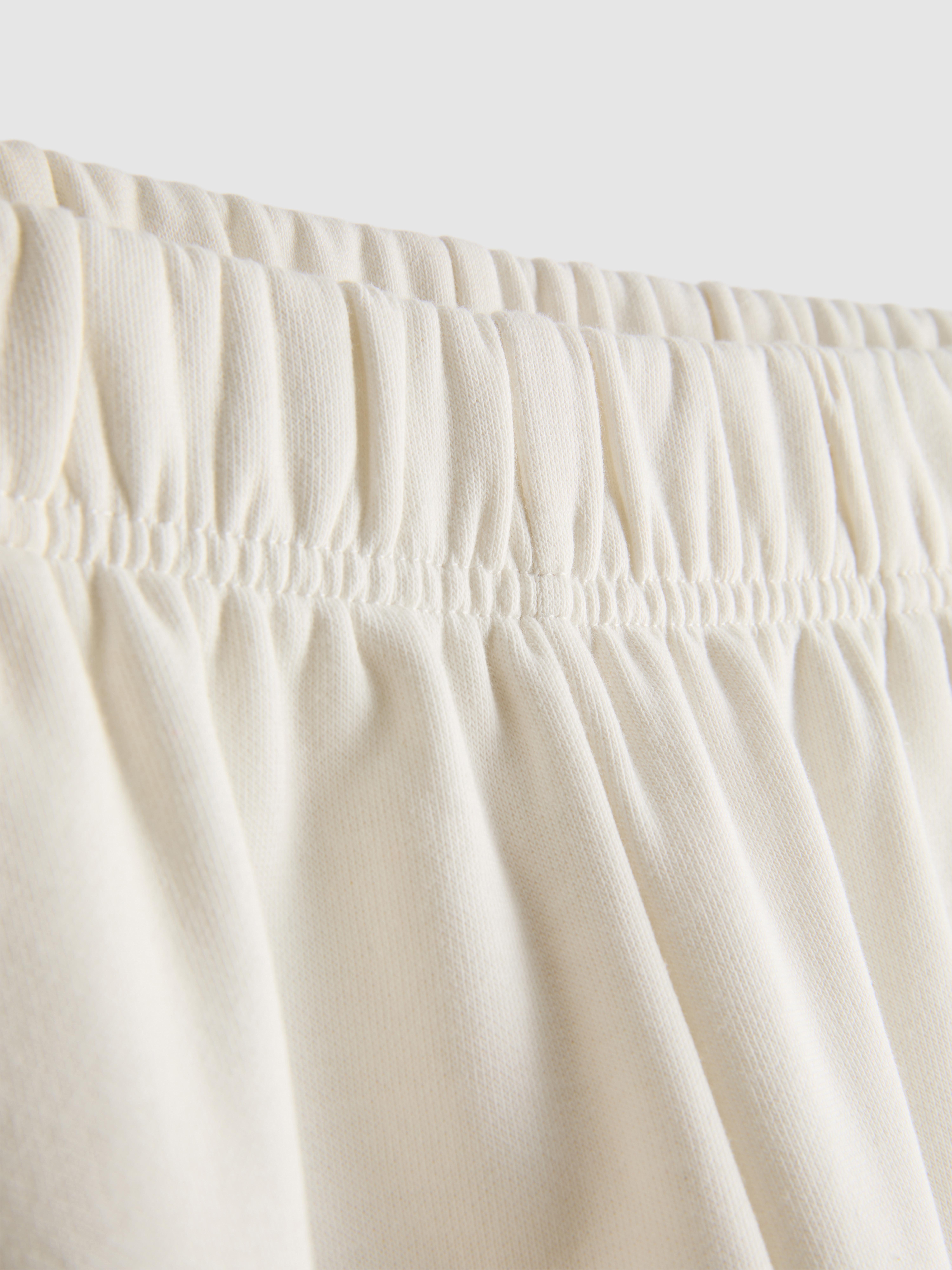 Cotton-Rich Relaxed Embroidered Shorts