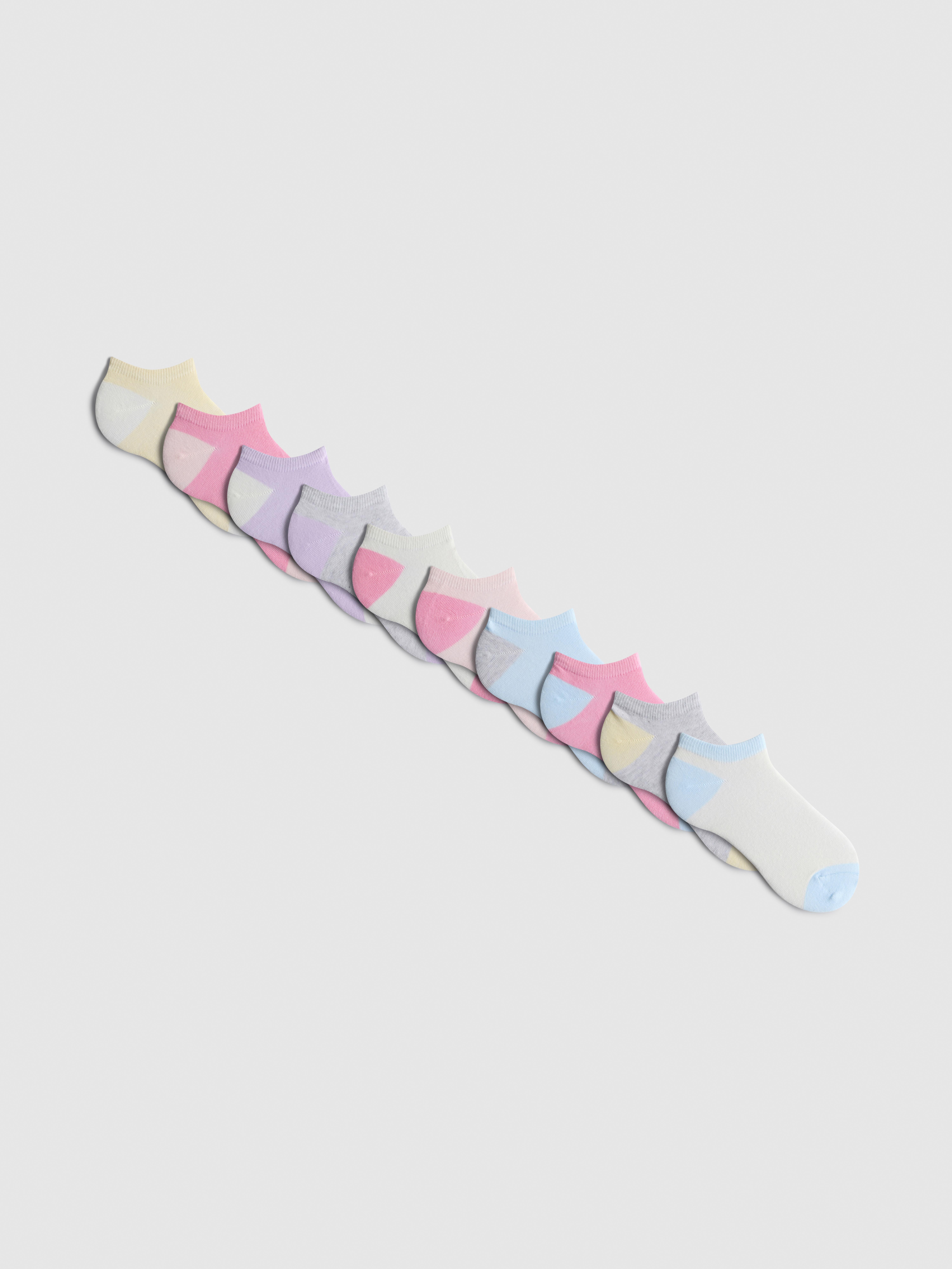 Lot de 10 paires de chaussettes pour baskets