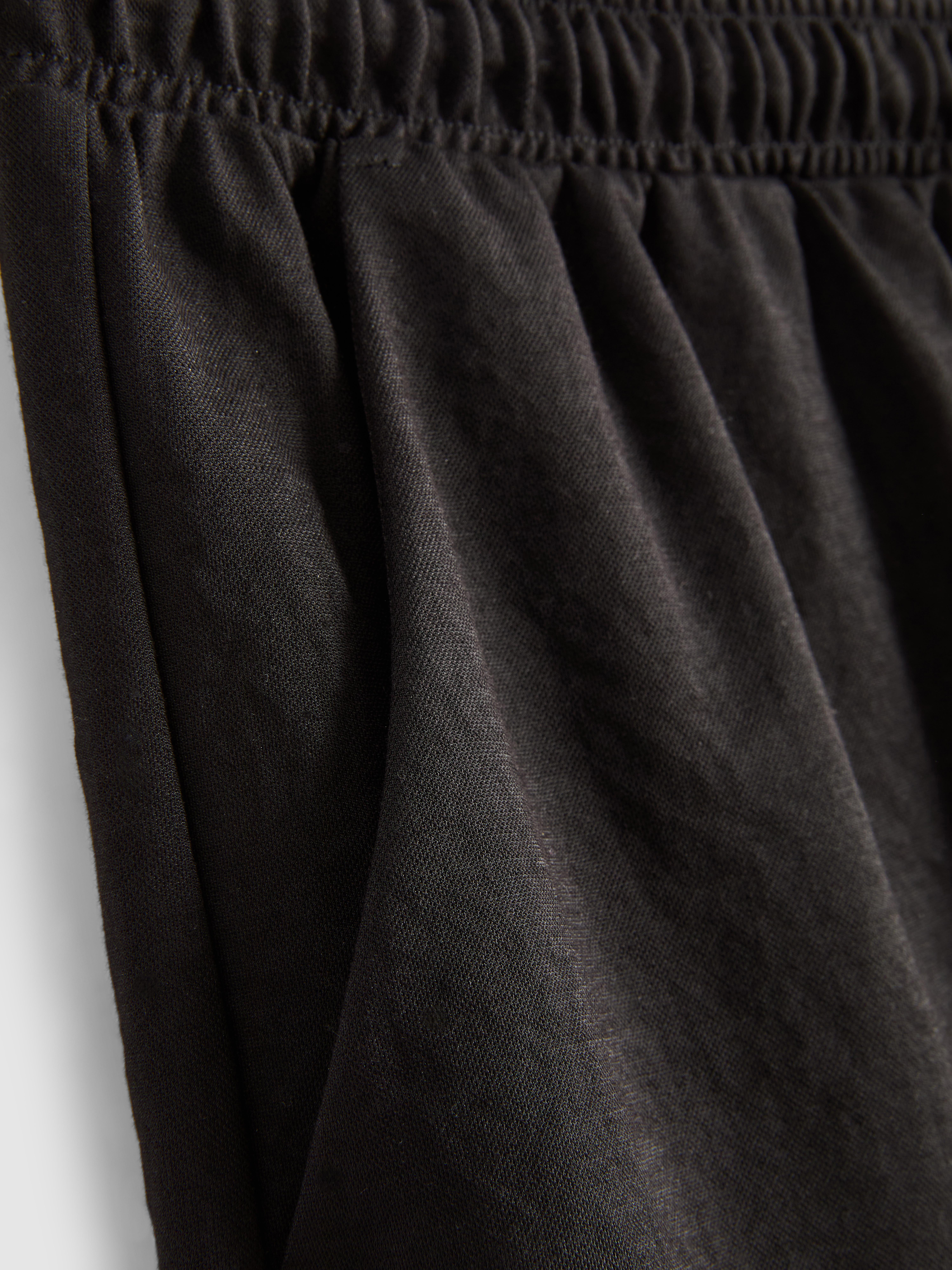 Textured Drawstring Shorts
