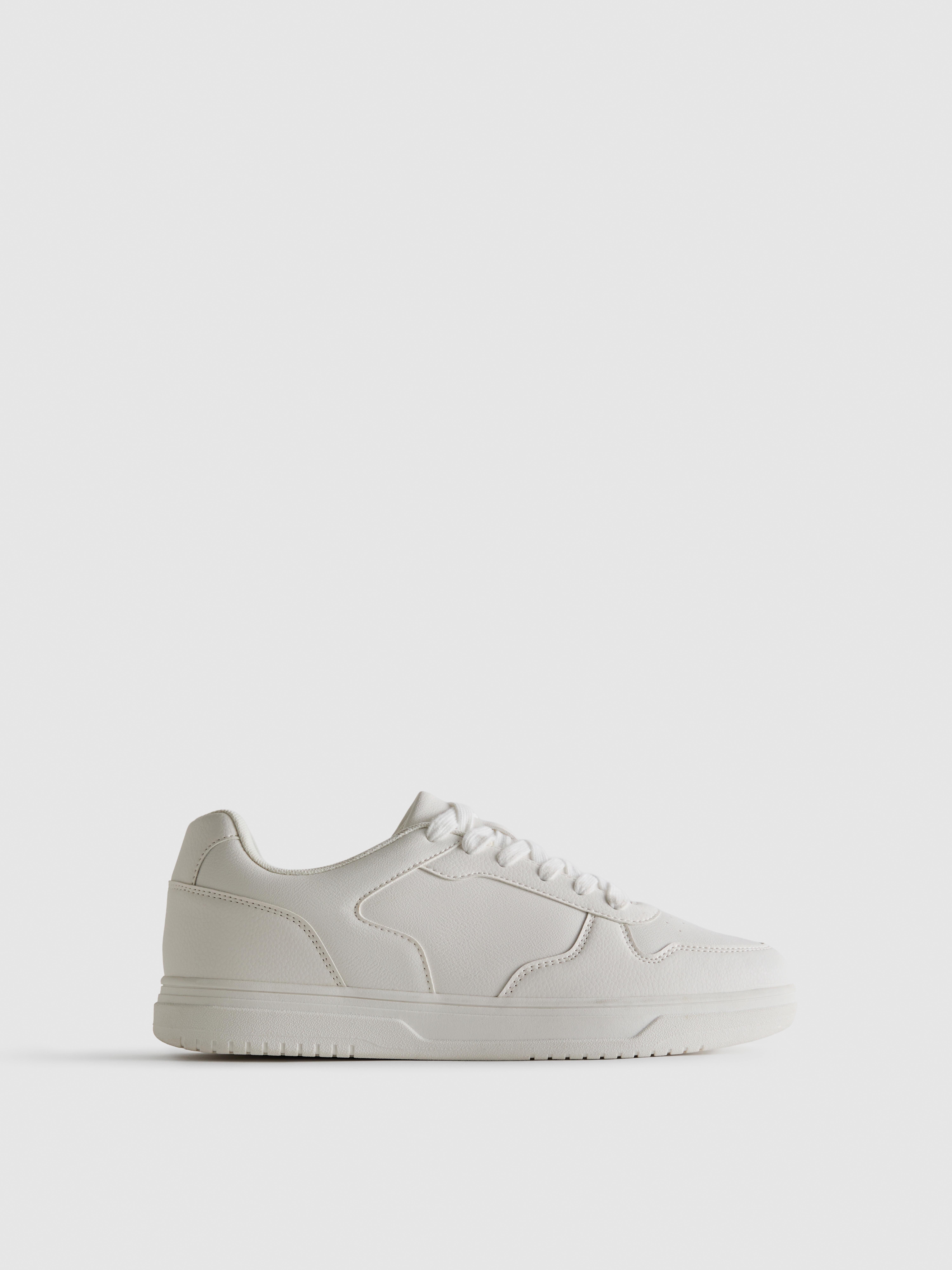 Paneled Low-Top Sneakers