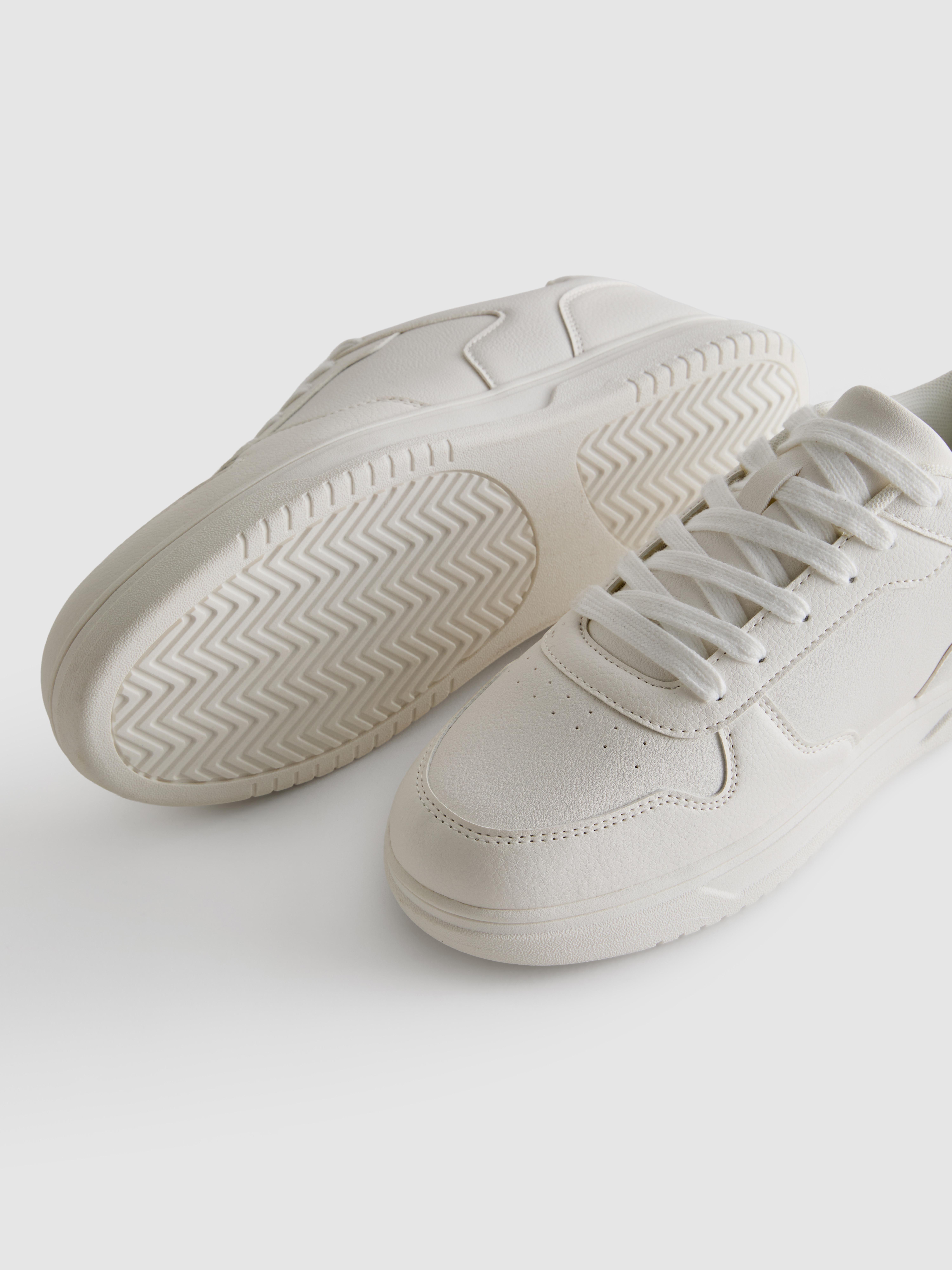 Paneled Low-Top Sneakers